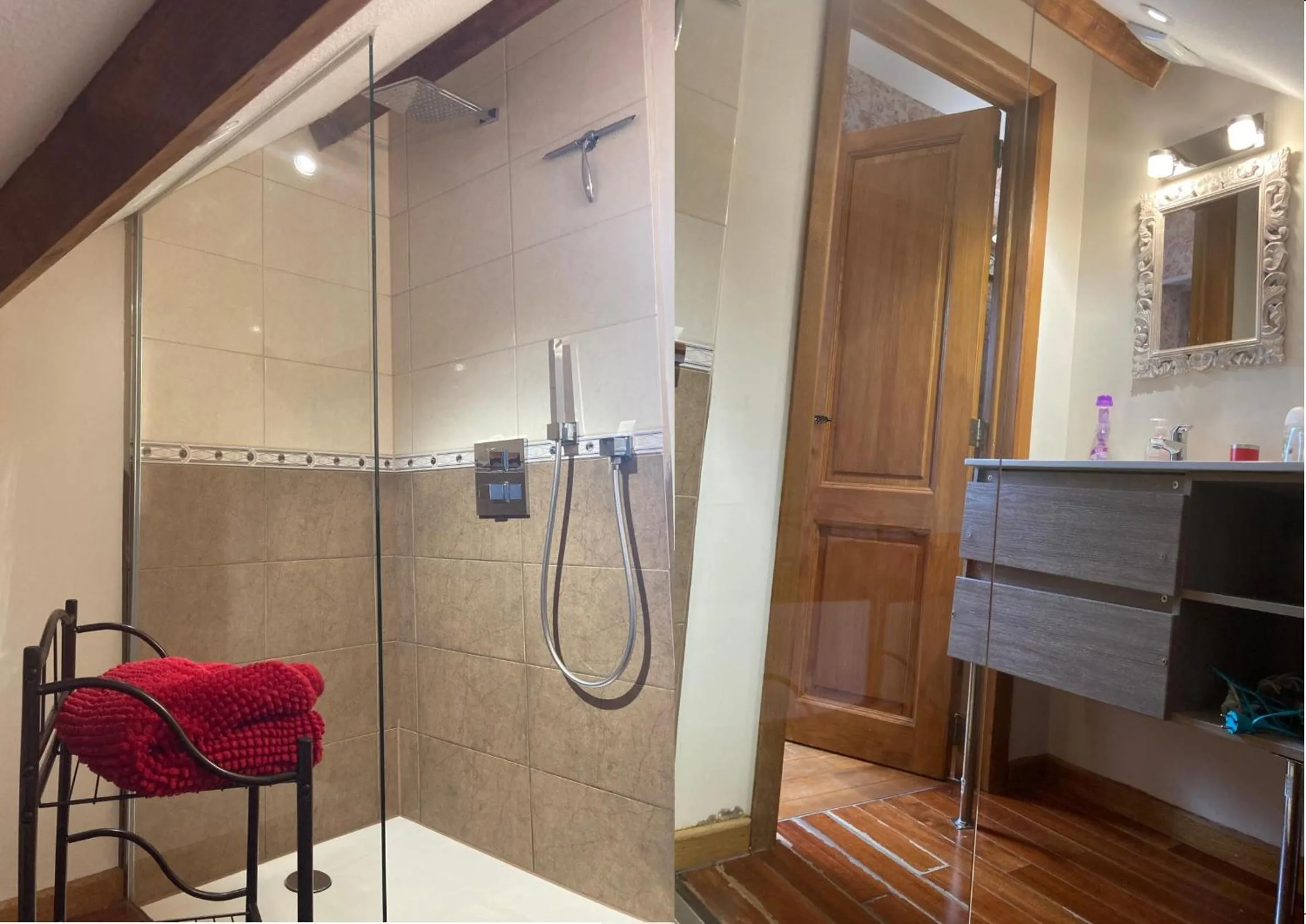 Bathroom in Le Papillon d'Or