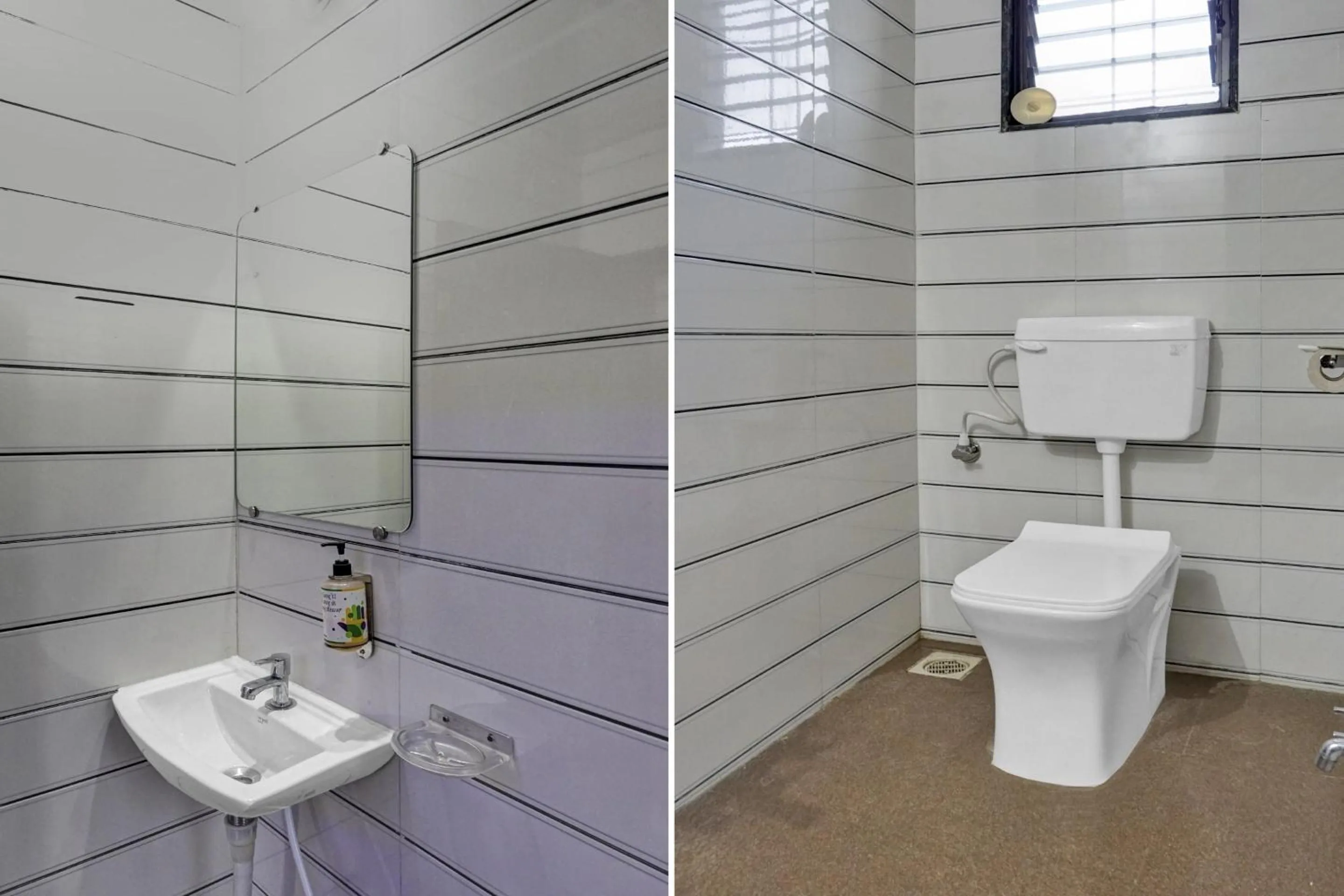 Bathroom in Super Collection O Eon Inn Near Pune Airport