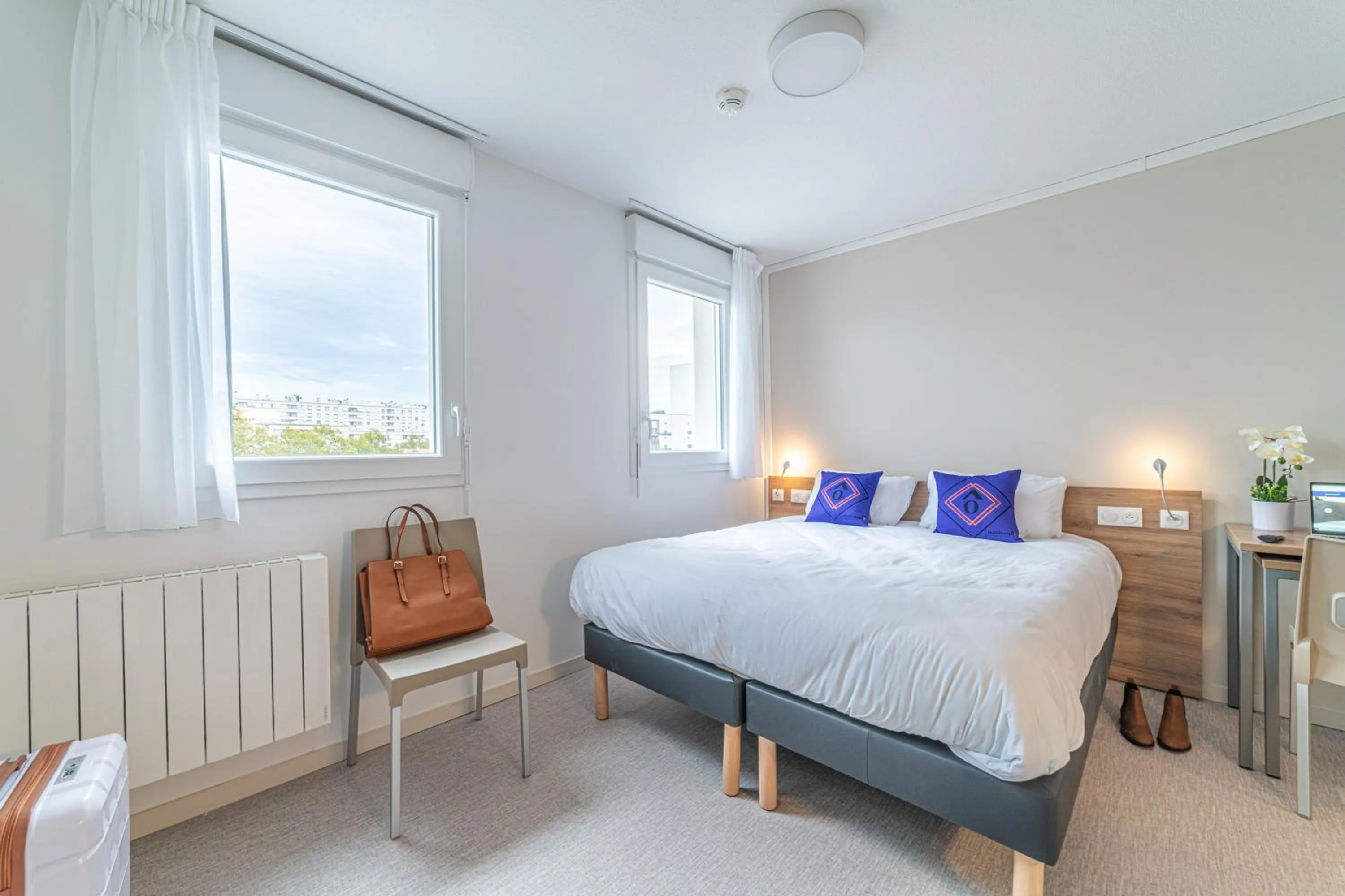 Bed in Montempô Appart'hôtel Lyon Viviani