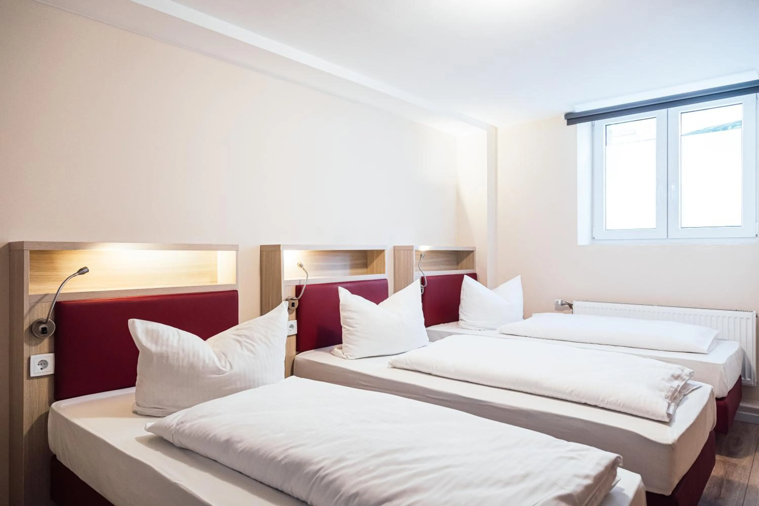 Bed in Hotel Hamburger Perle