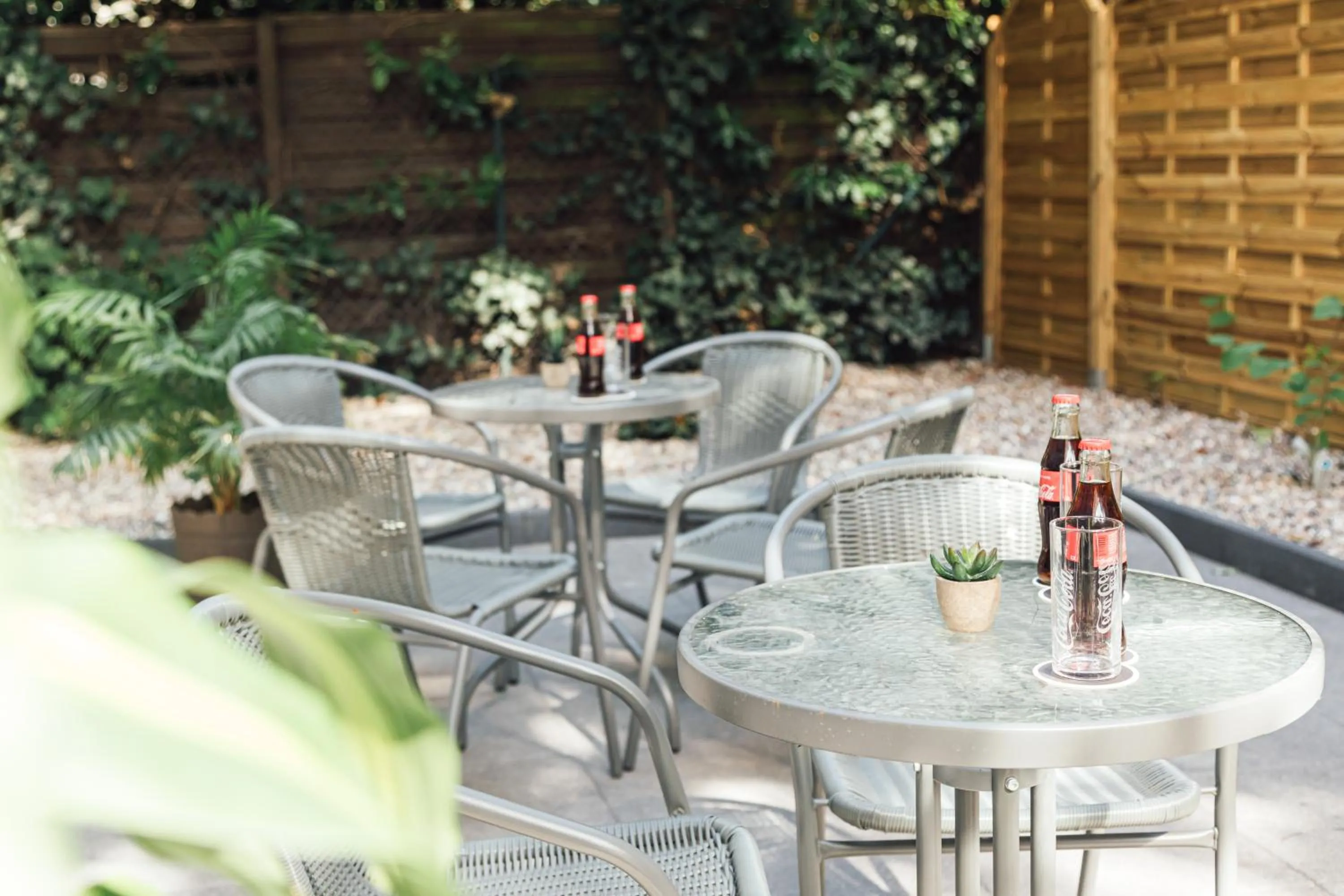 Patio in Hotel Hamburger Perle