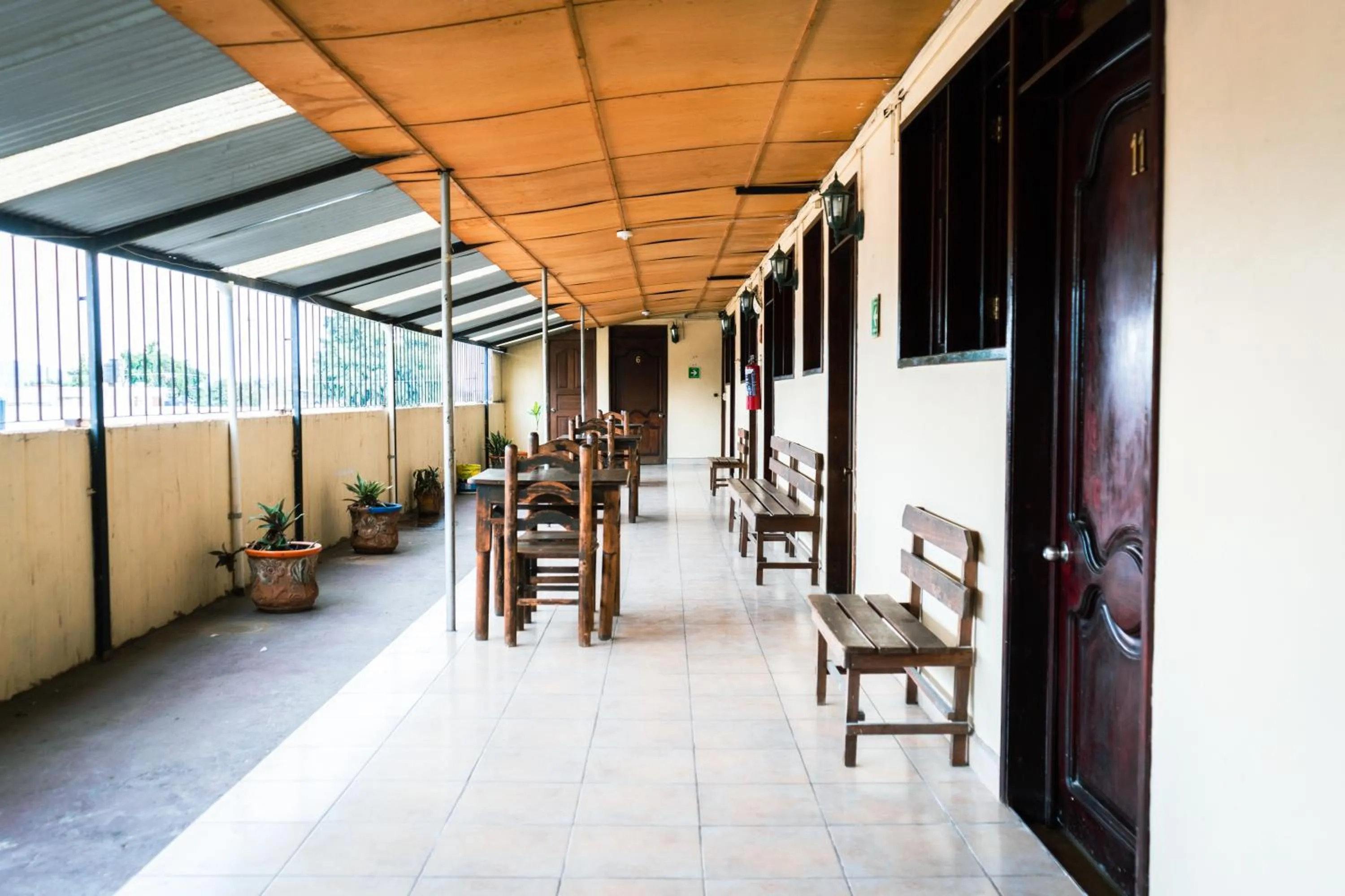 Balcony/Terrace in Hotel Esperanza, Oaxaca Centro