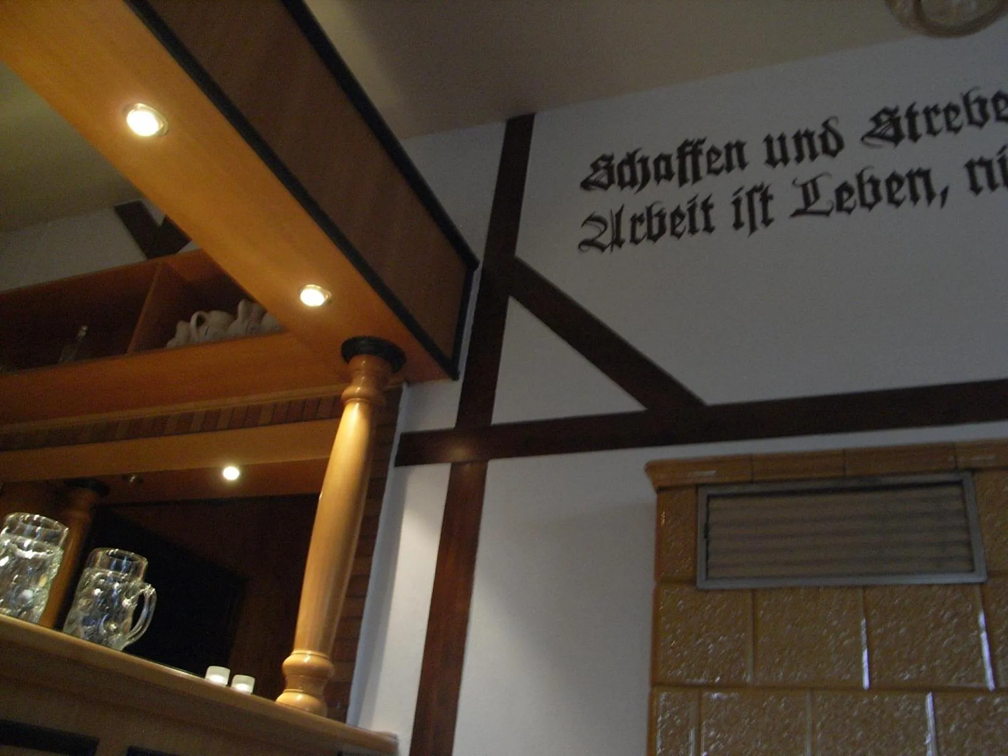 Decorative detail in Landgasthof Marlishausen