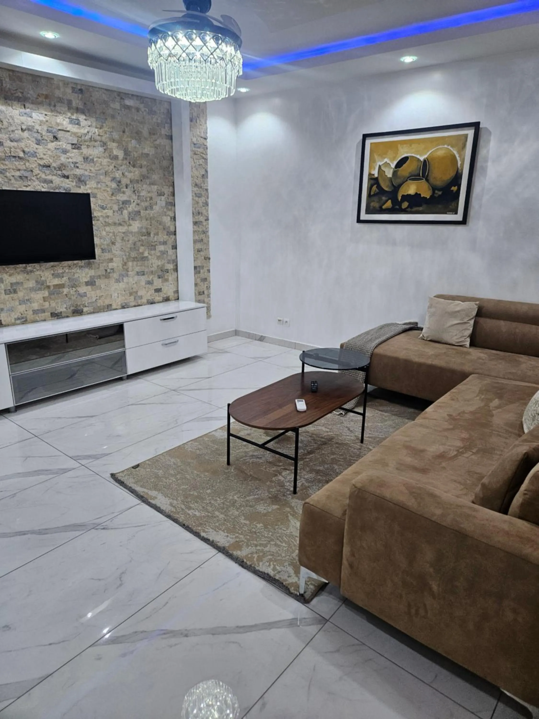 Living room in MARINA APPART Hôtel