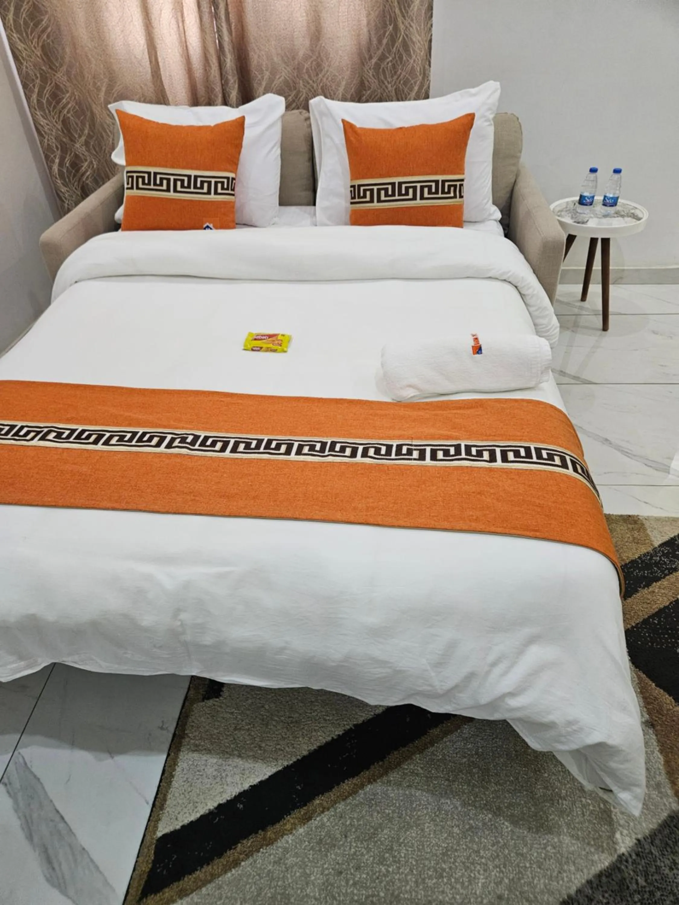 Bed in MARINA APPART Hôtel