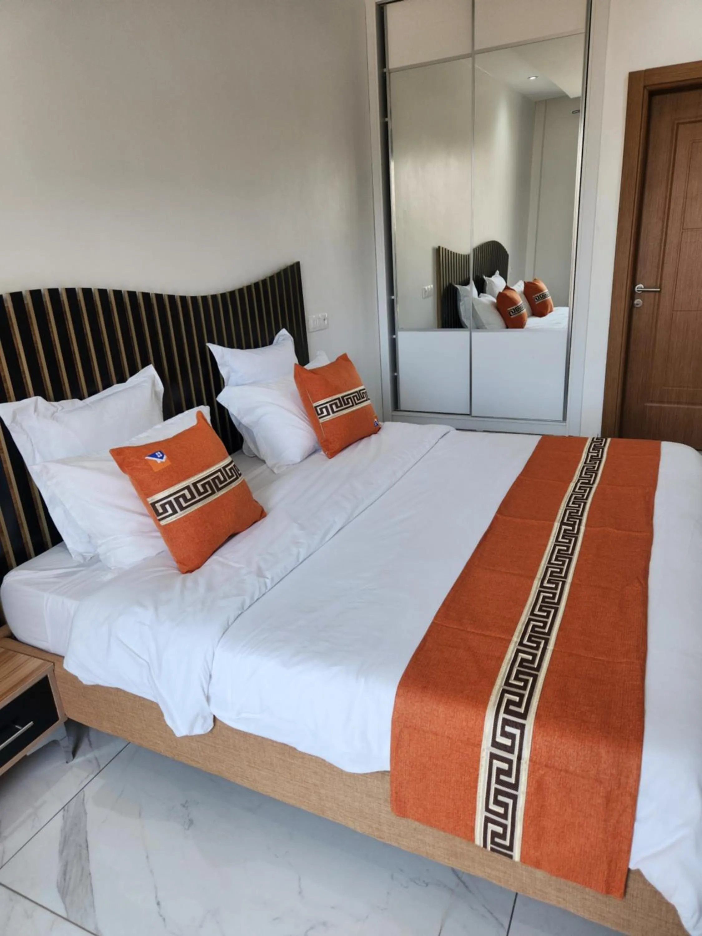 Bedroom, Bed in MARINA APPART Hôtel