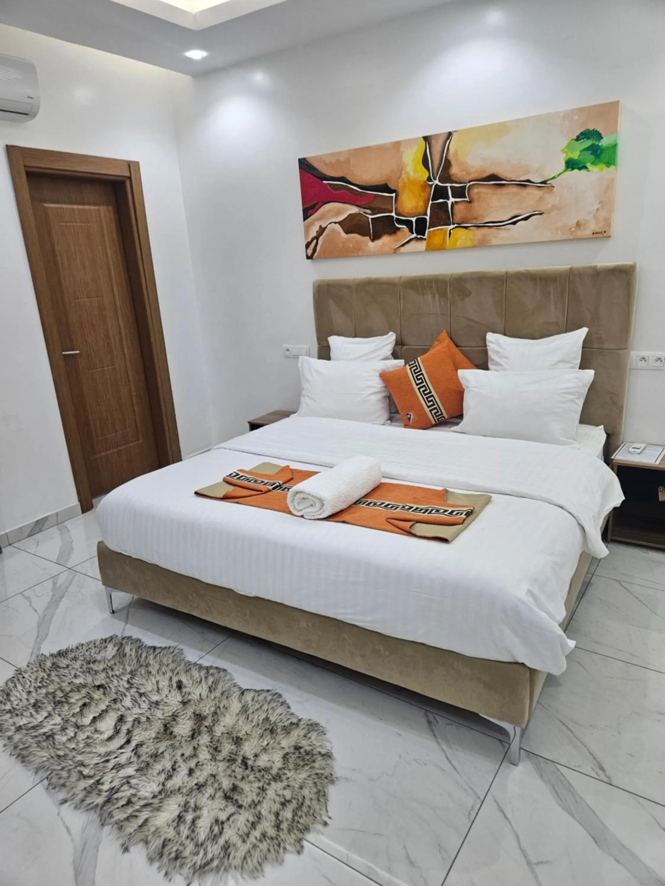 Bedroom, Bed in MARINA APPART Hôtel