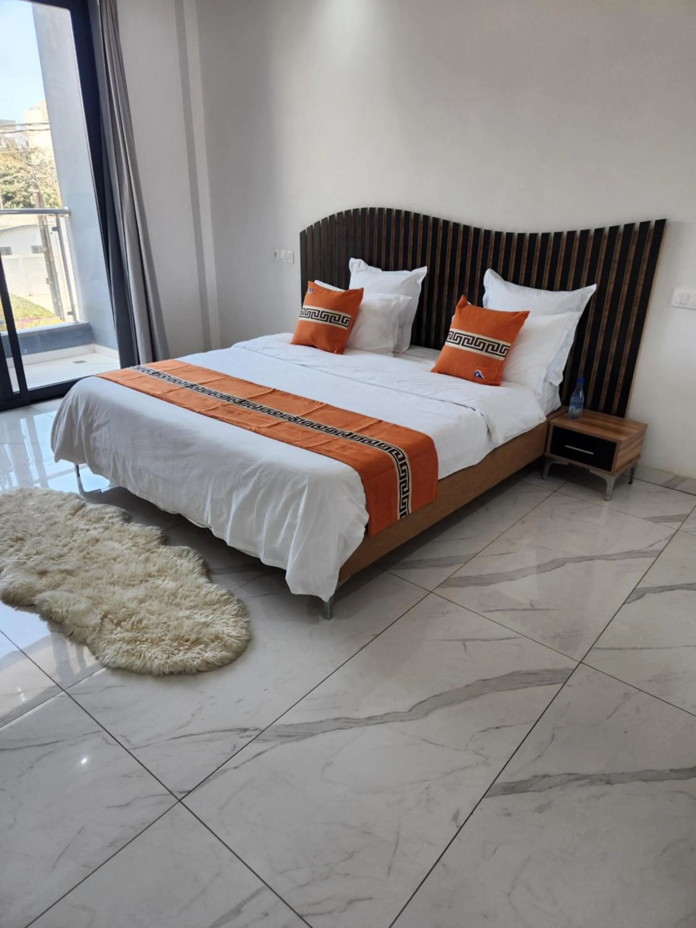 Bedroom, Bed in MARINA APPART Hôtel