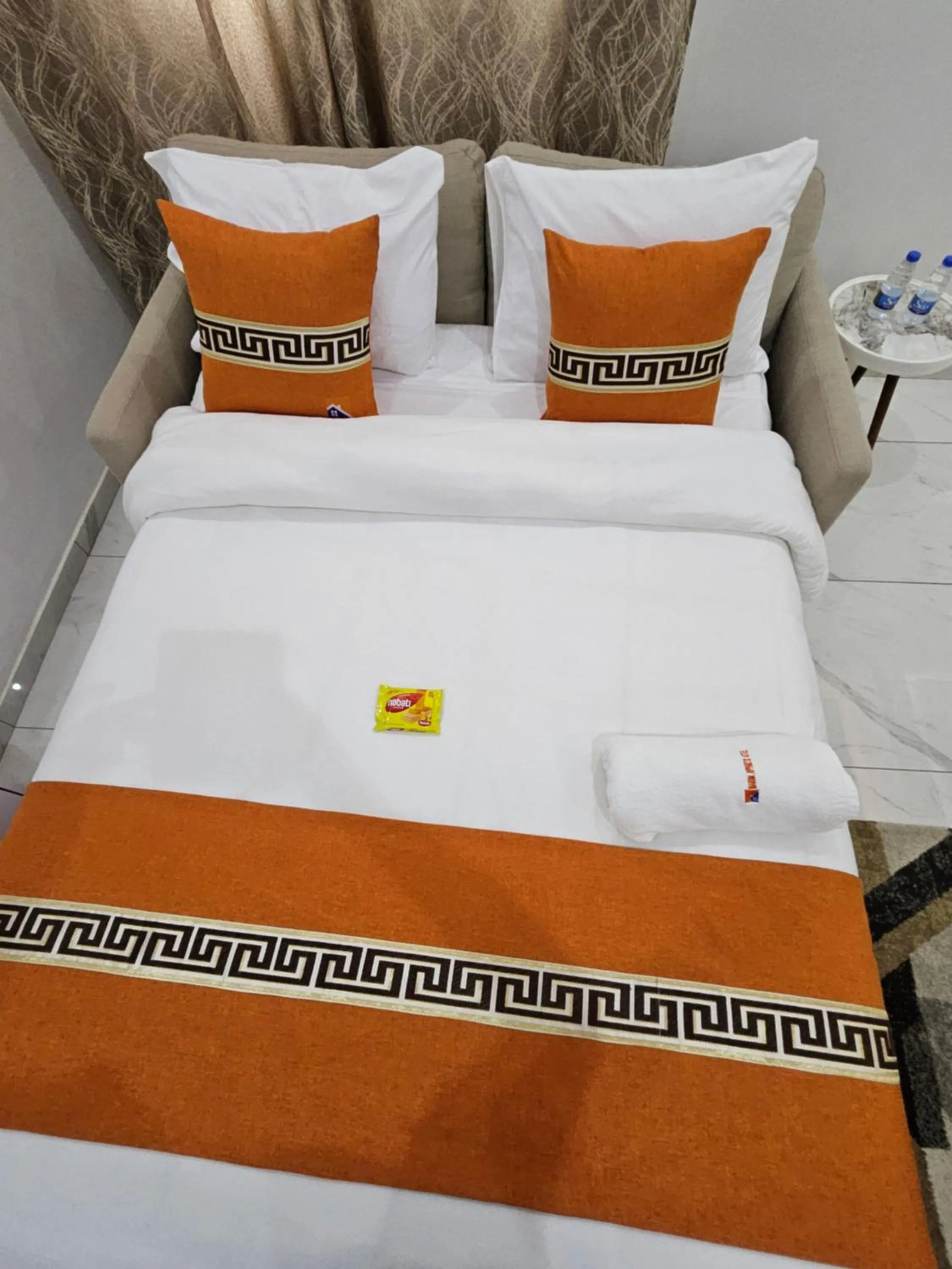 Bed in MARINA APPART Hôtel