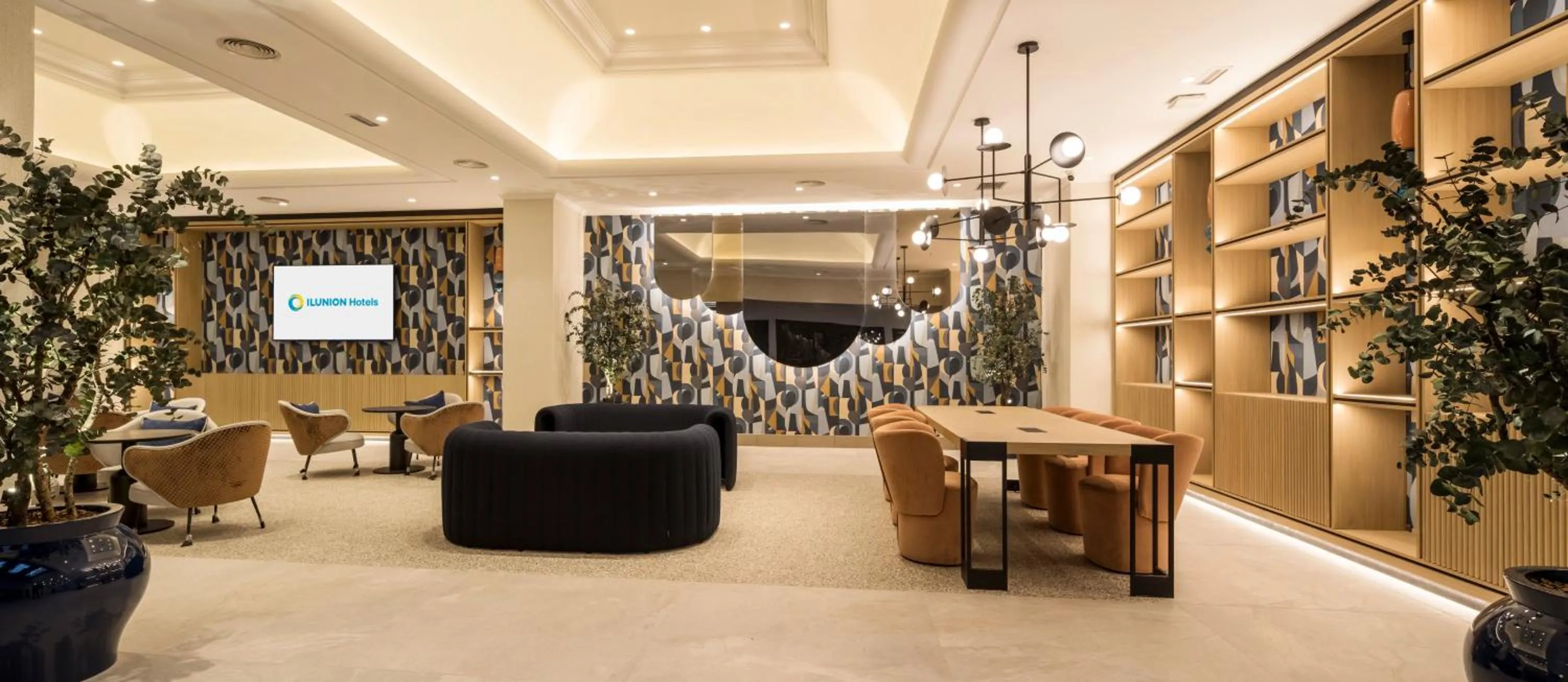 Living room in Ilunion Les Corts Spa