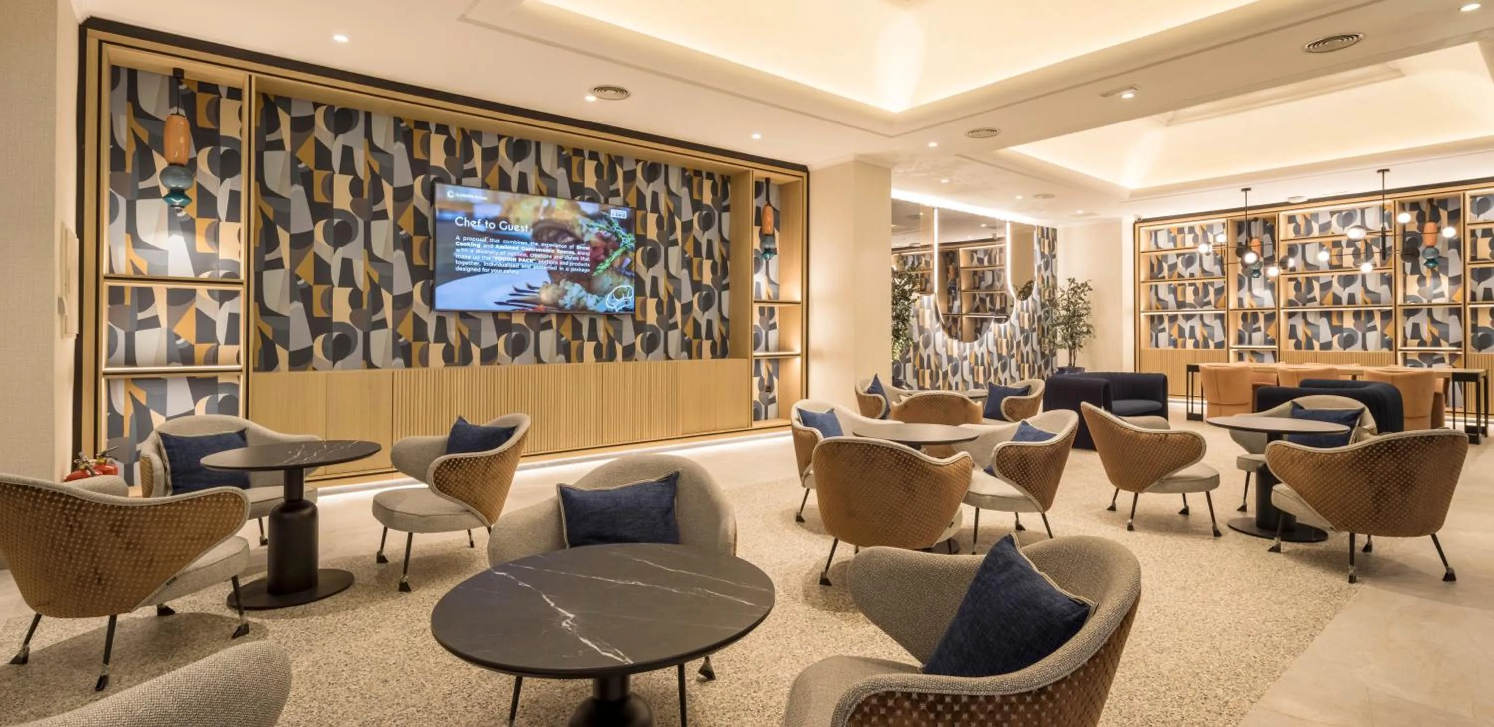 Living room in Ilunion Les Corts Spa