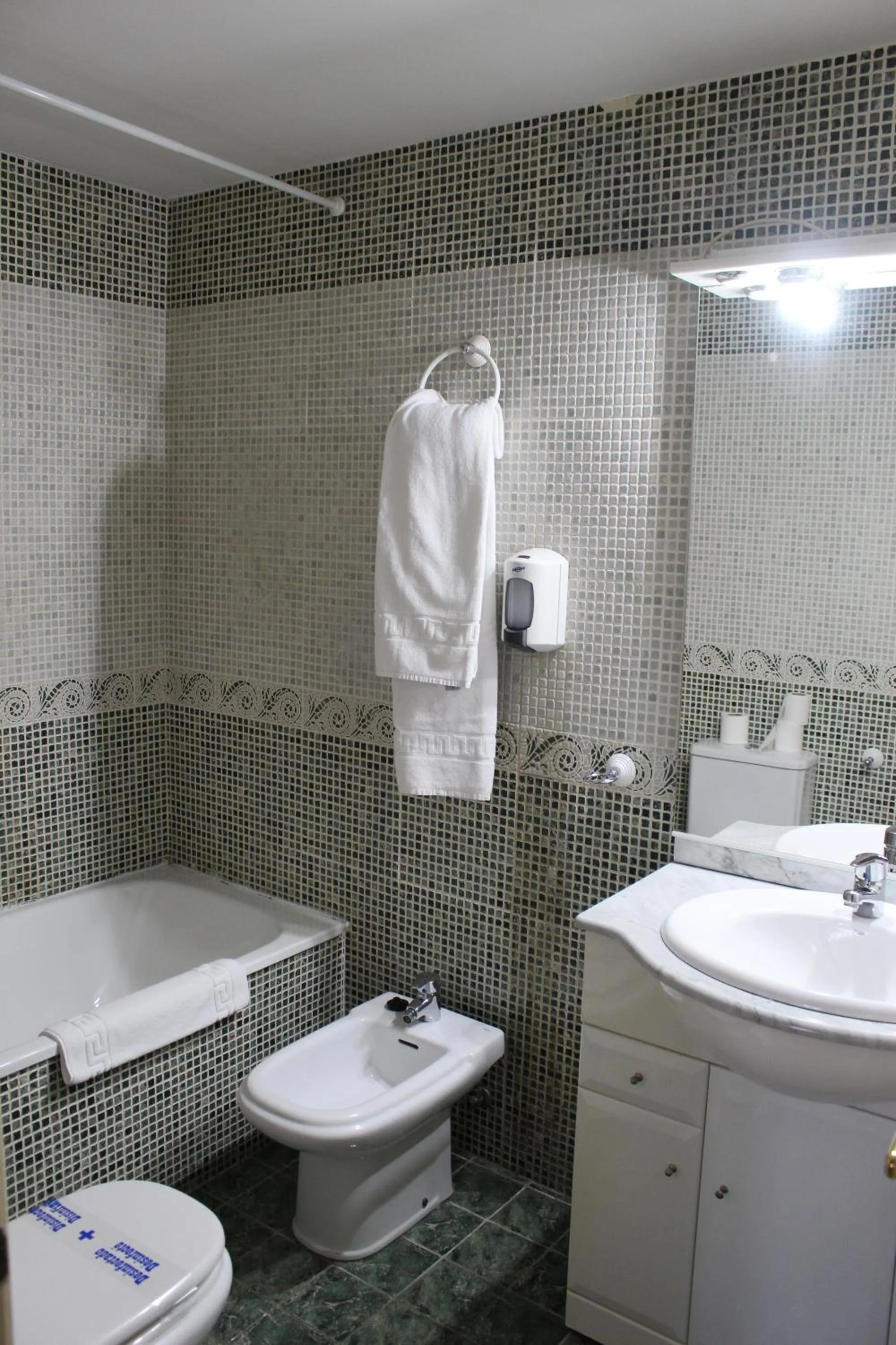 Bathroom in Apartahotel Villa de Parla