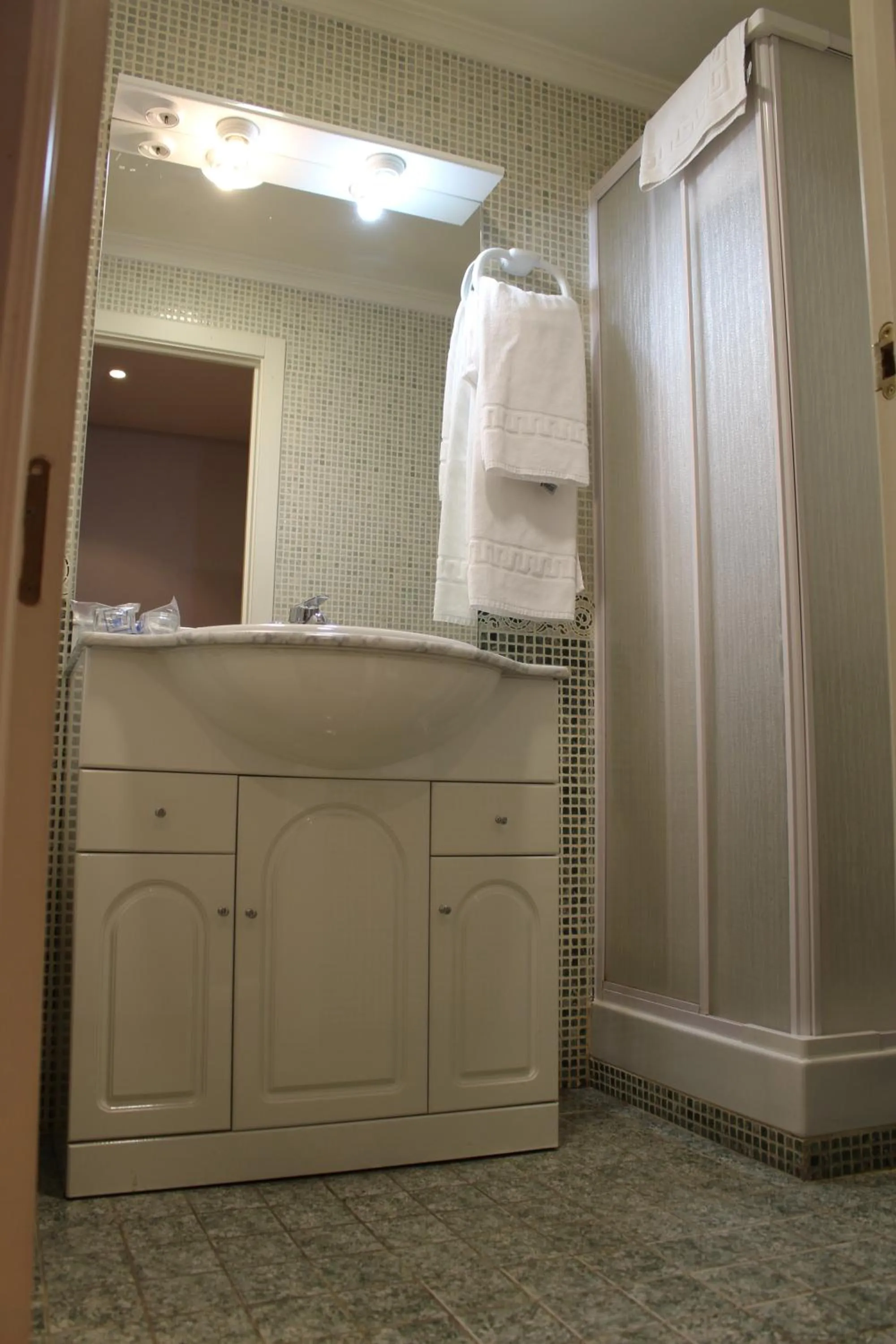 Shower in Apartahotel Villa de Parla