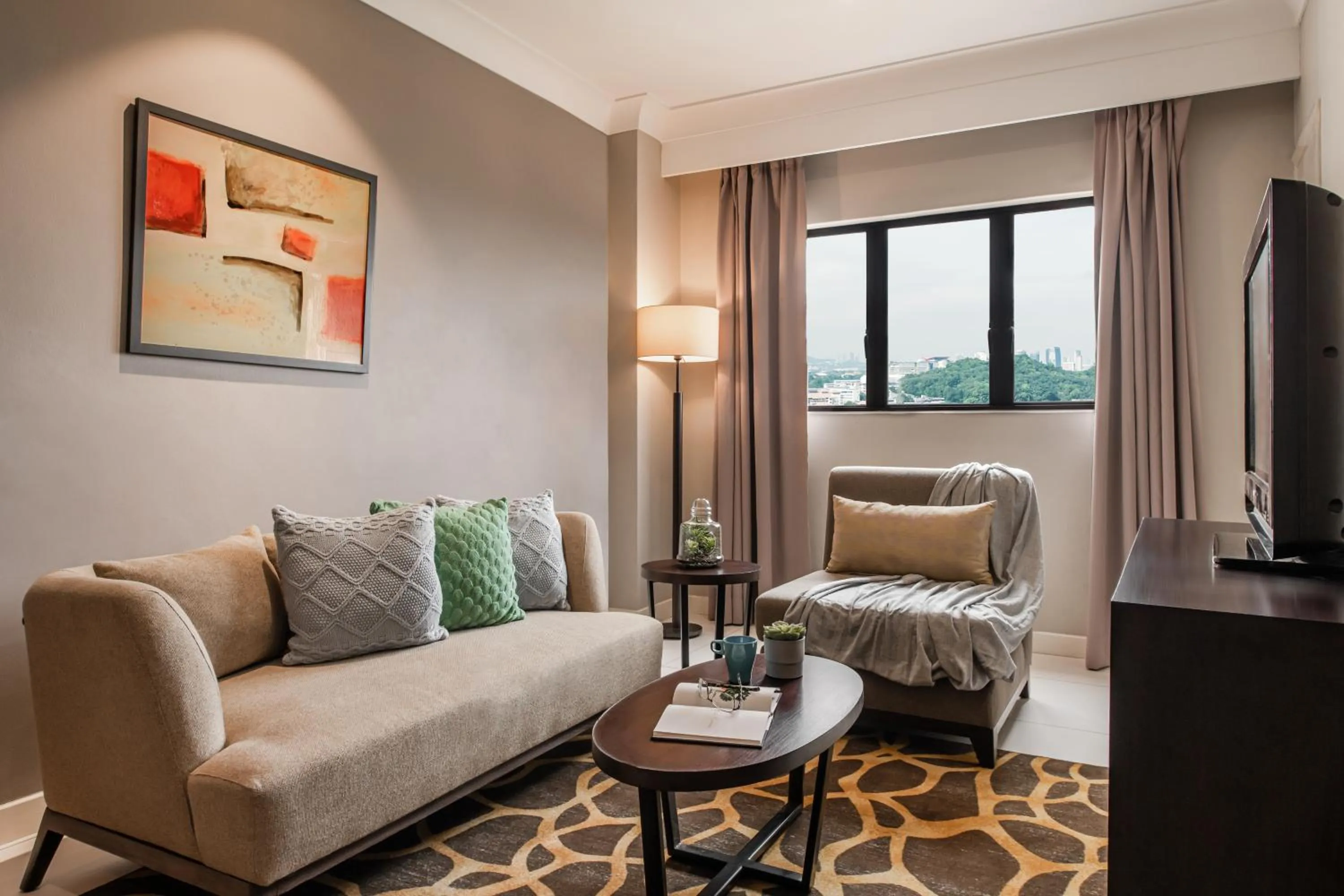 Living room in Domitys Bangsar Kuala Lumpur