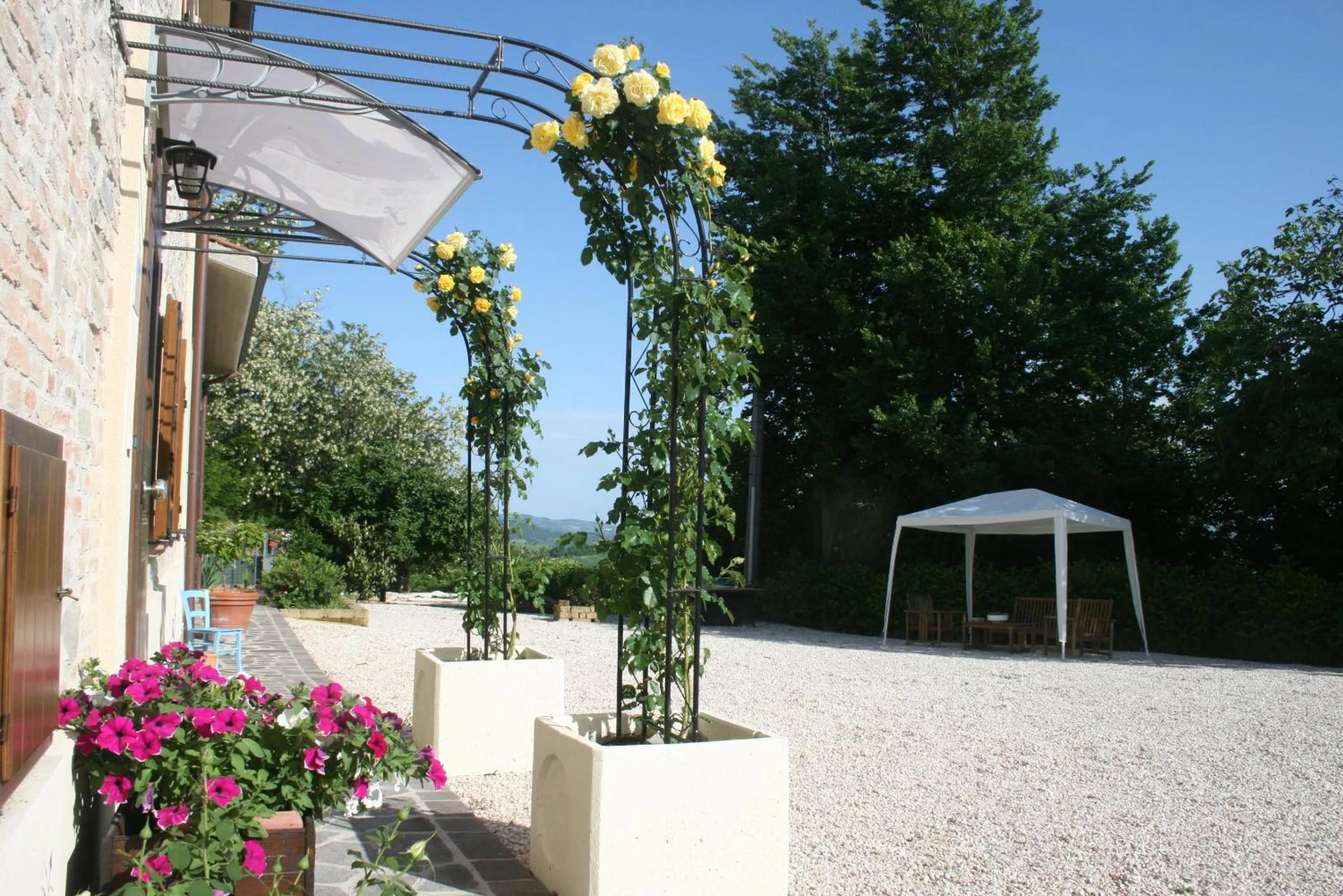 Garden in B&B La Fenice