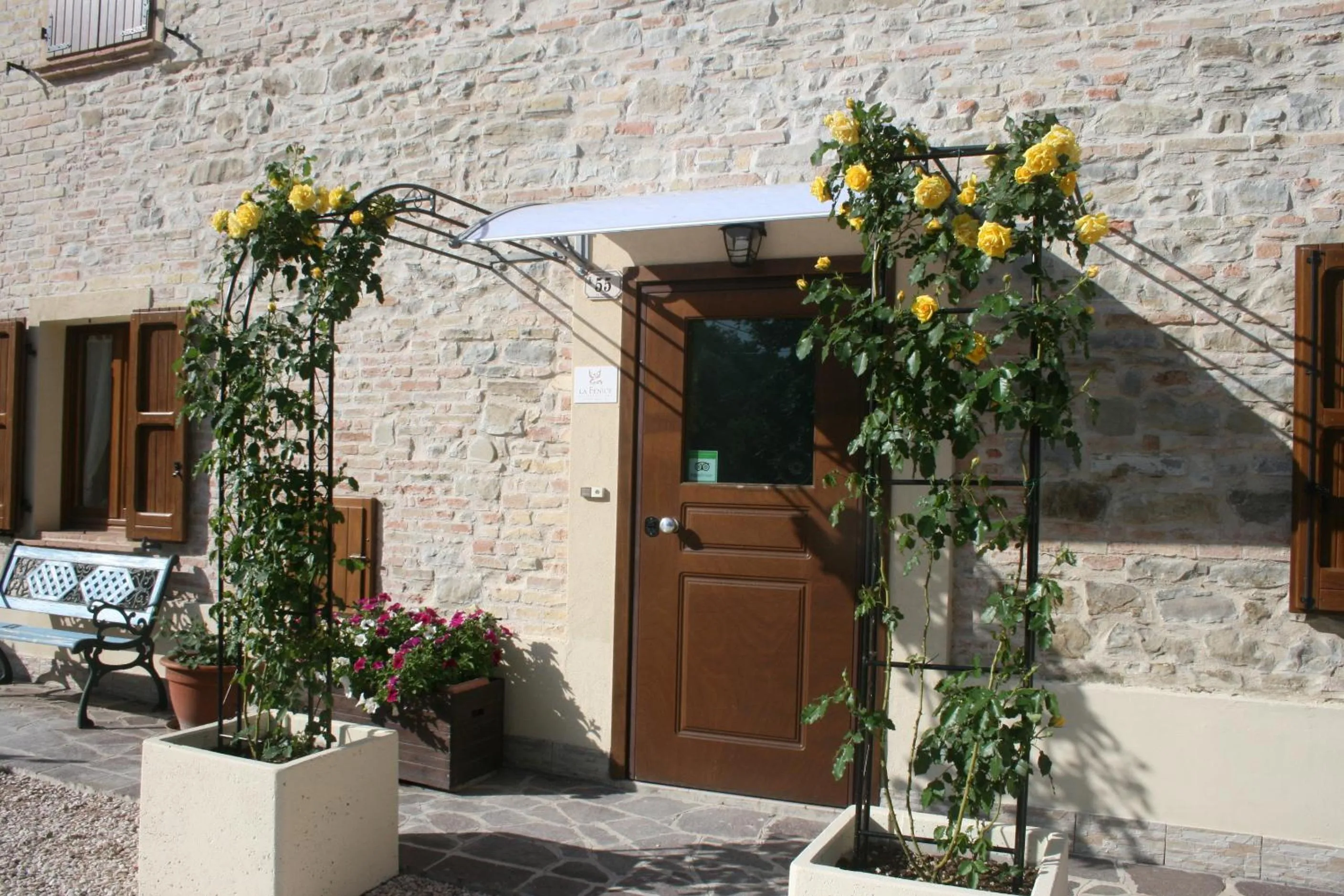 Facade/entrance in B&B La Fenice