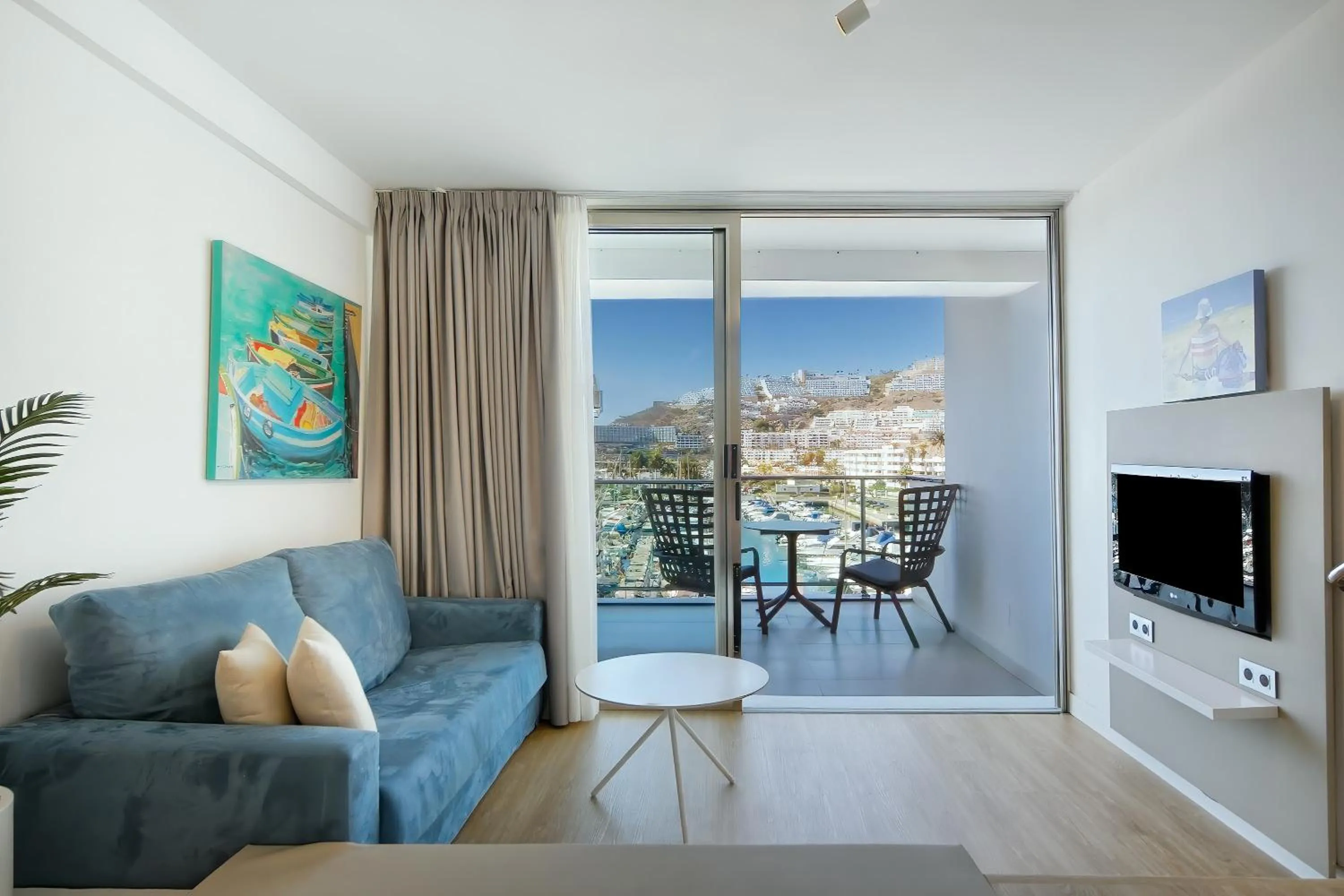 Living room in Morasol Suites