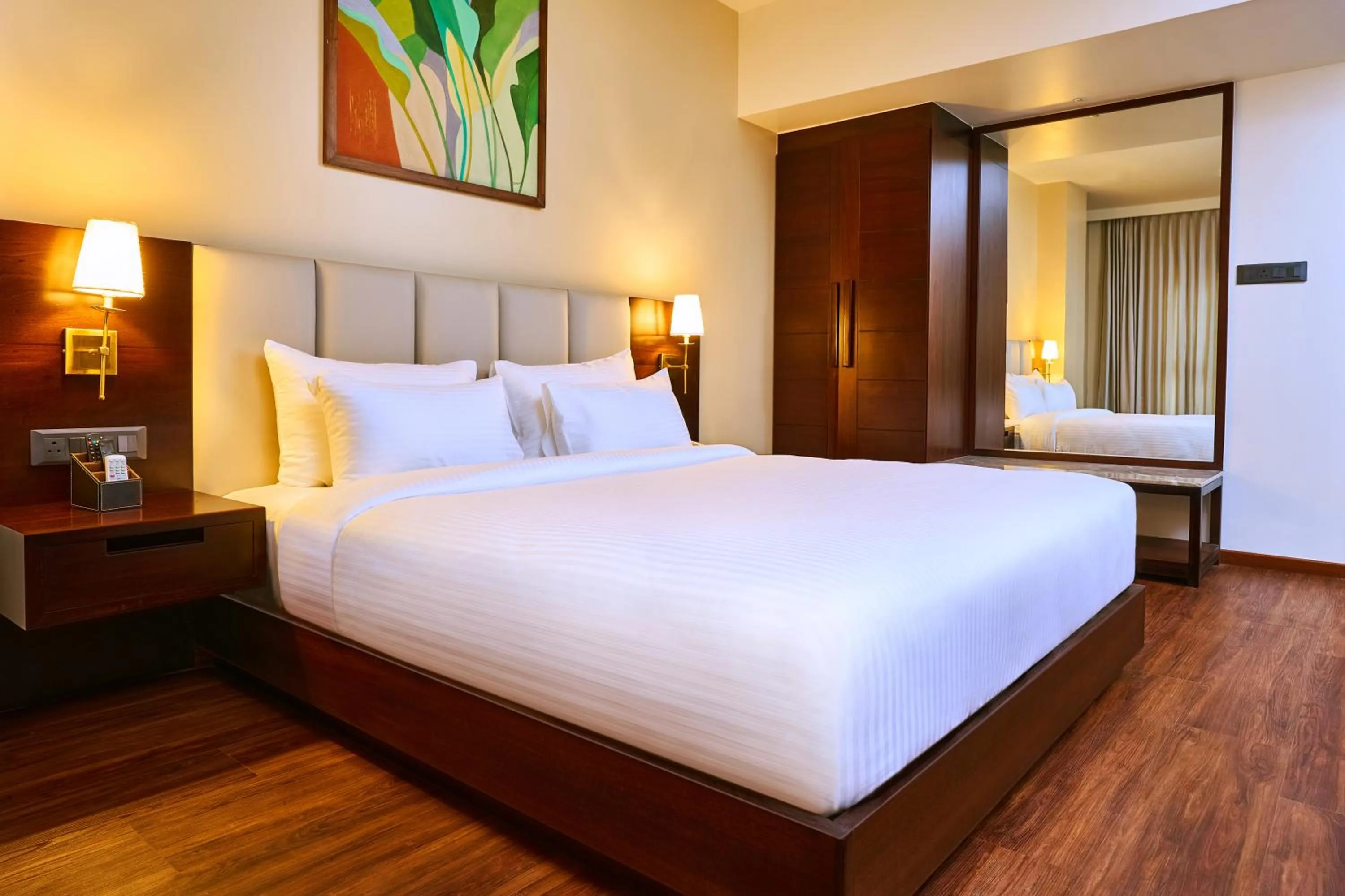 Bedroom, Bed in Visthara Hotel