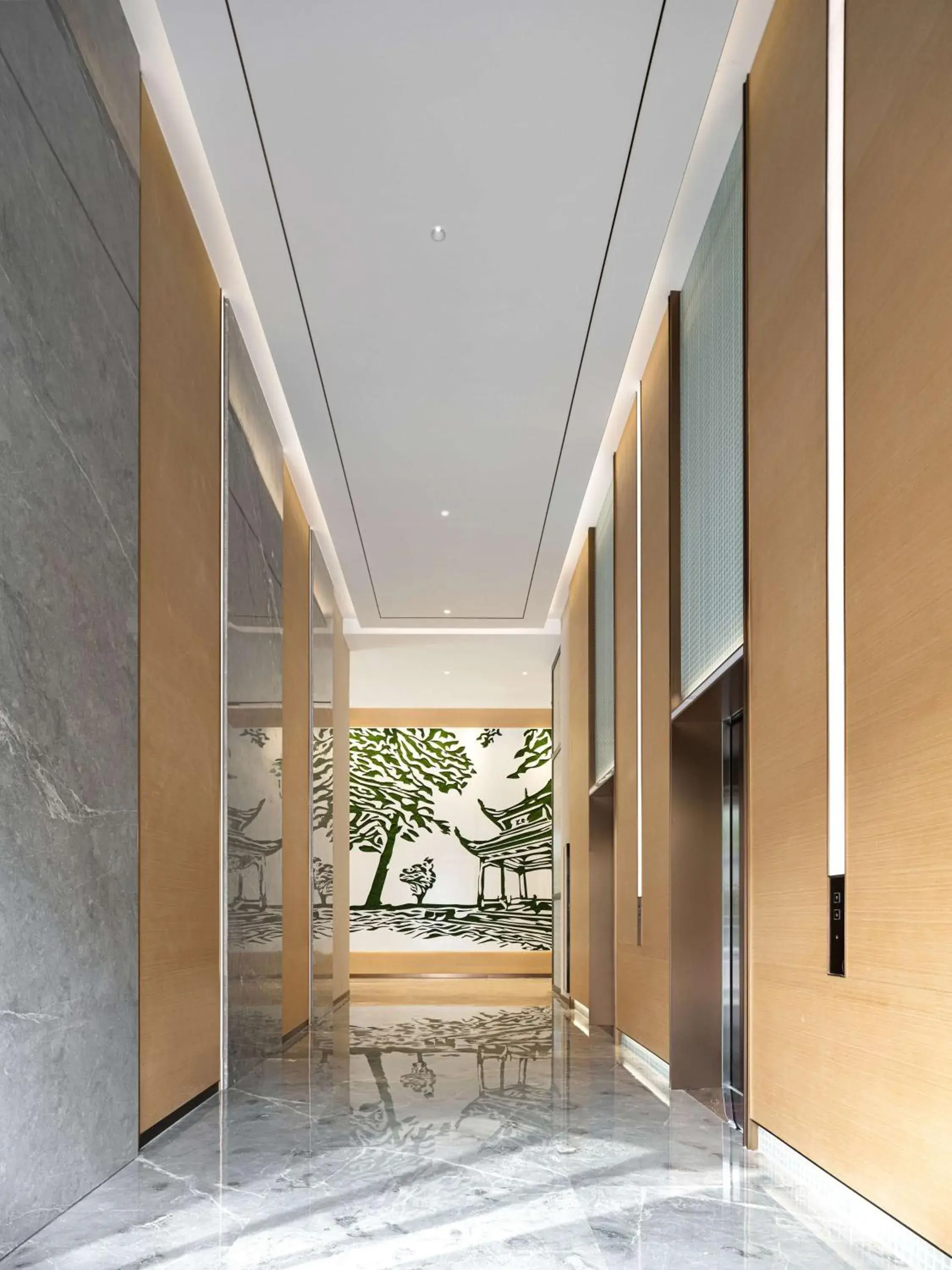 Lobby or reception in Hilton Garden Inn Changsha Yuelu Lobby or reception in Hilton Garden Inn Changsha Yuelu
