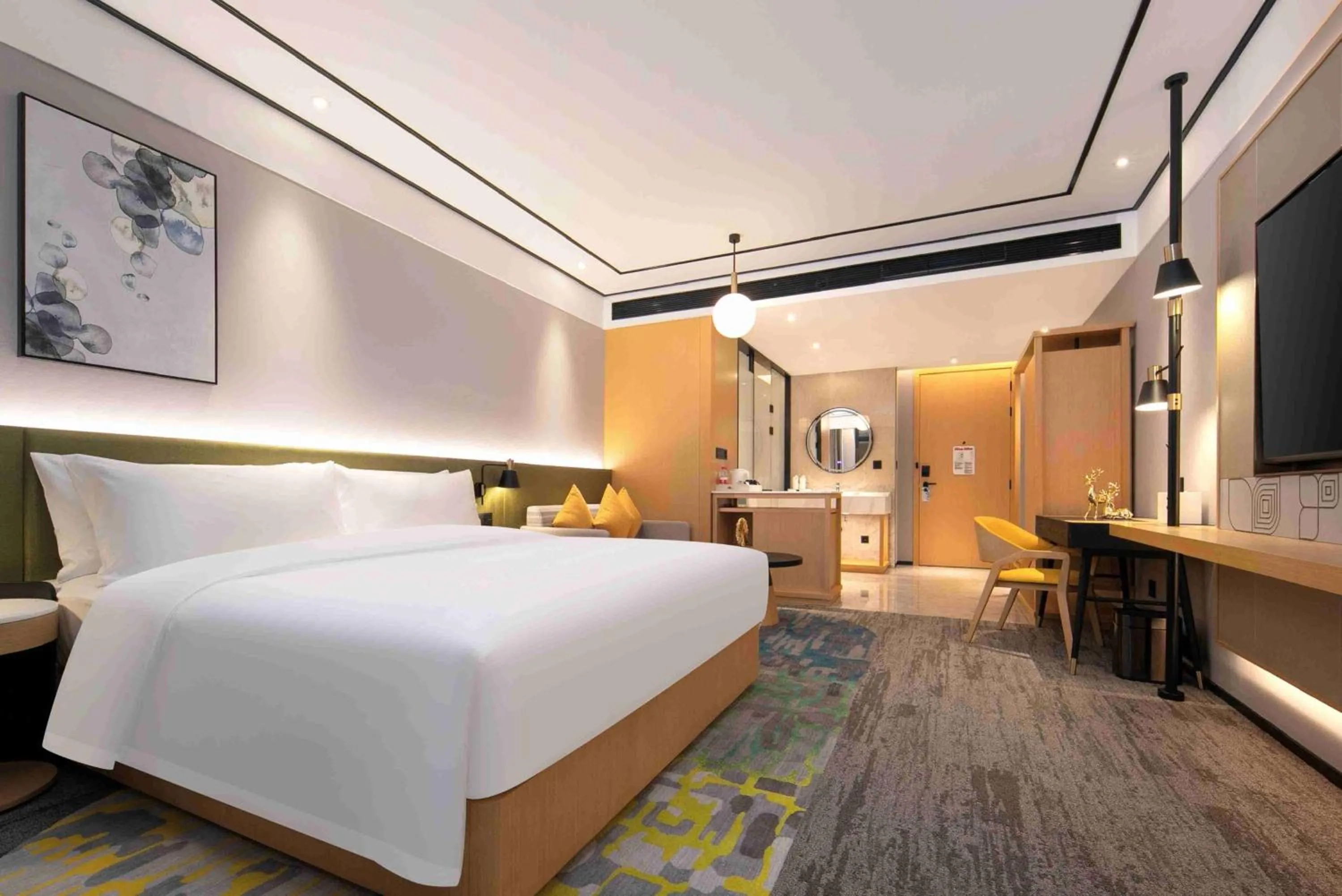 Bed in Hilton Garden Inn Changsha Yuelu