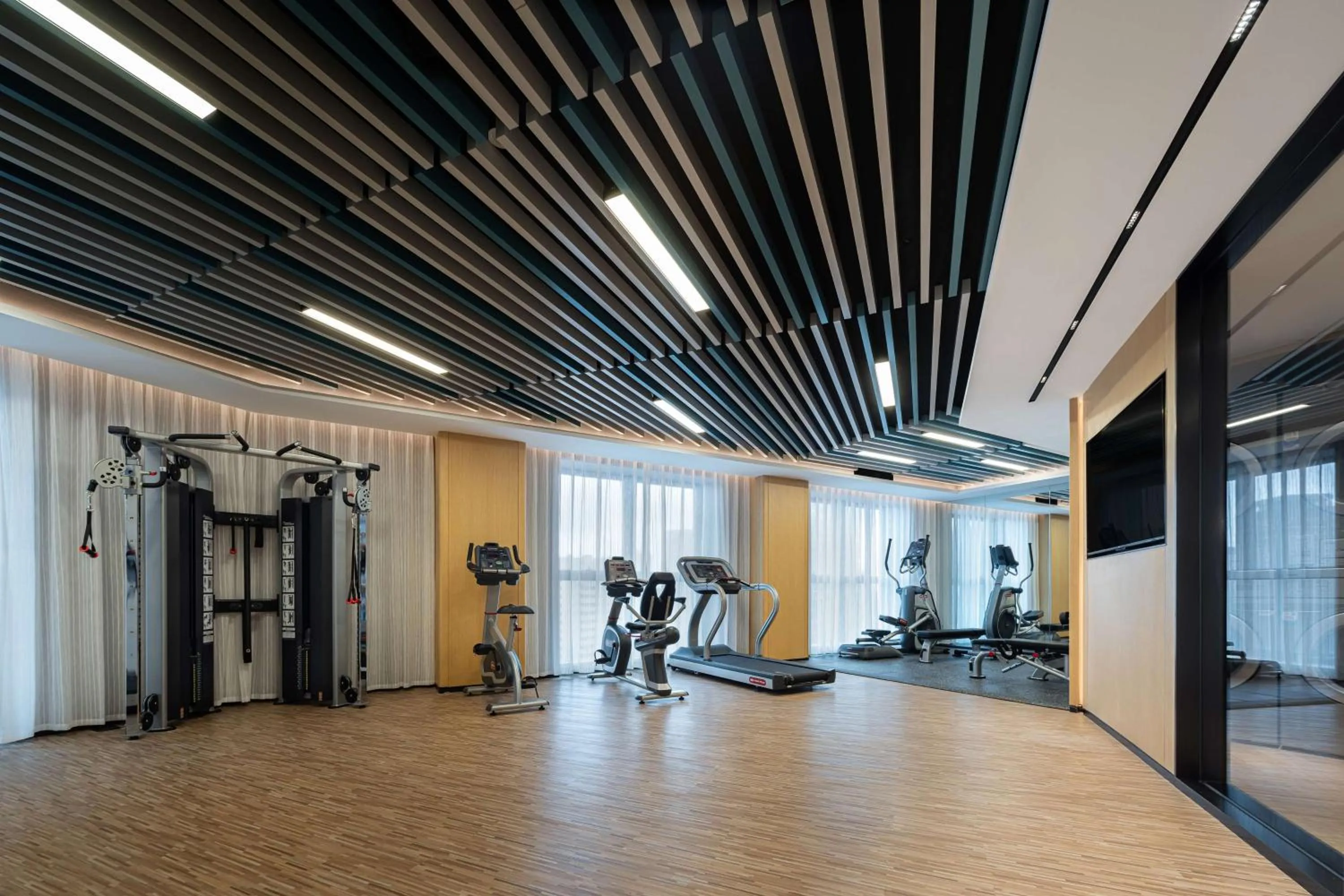 Fitness centre/facilities in Hilton Garden Inn Changsha Yuelu