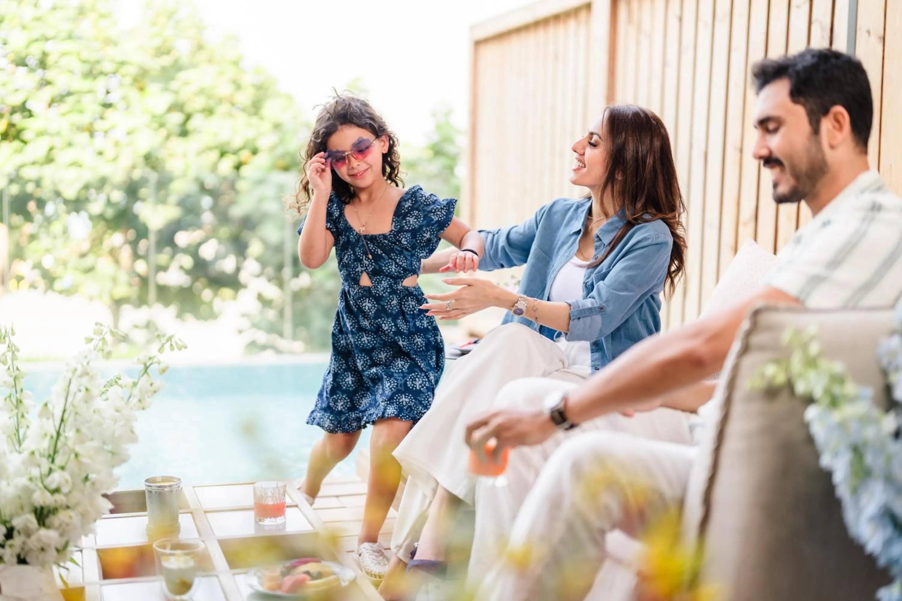 Pool view in Katara Hills Doha, Lxr Hotels & Resorts