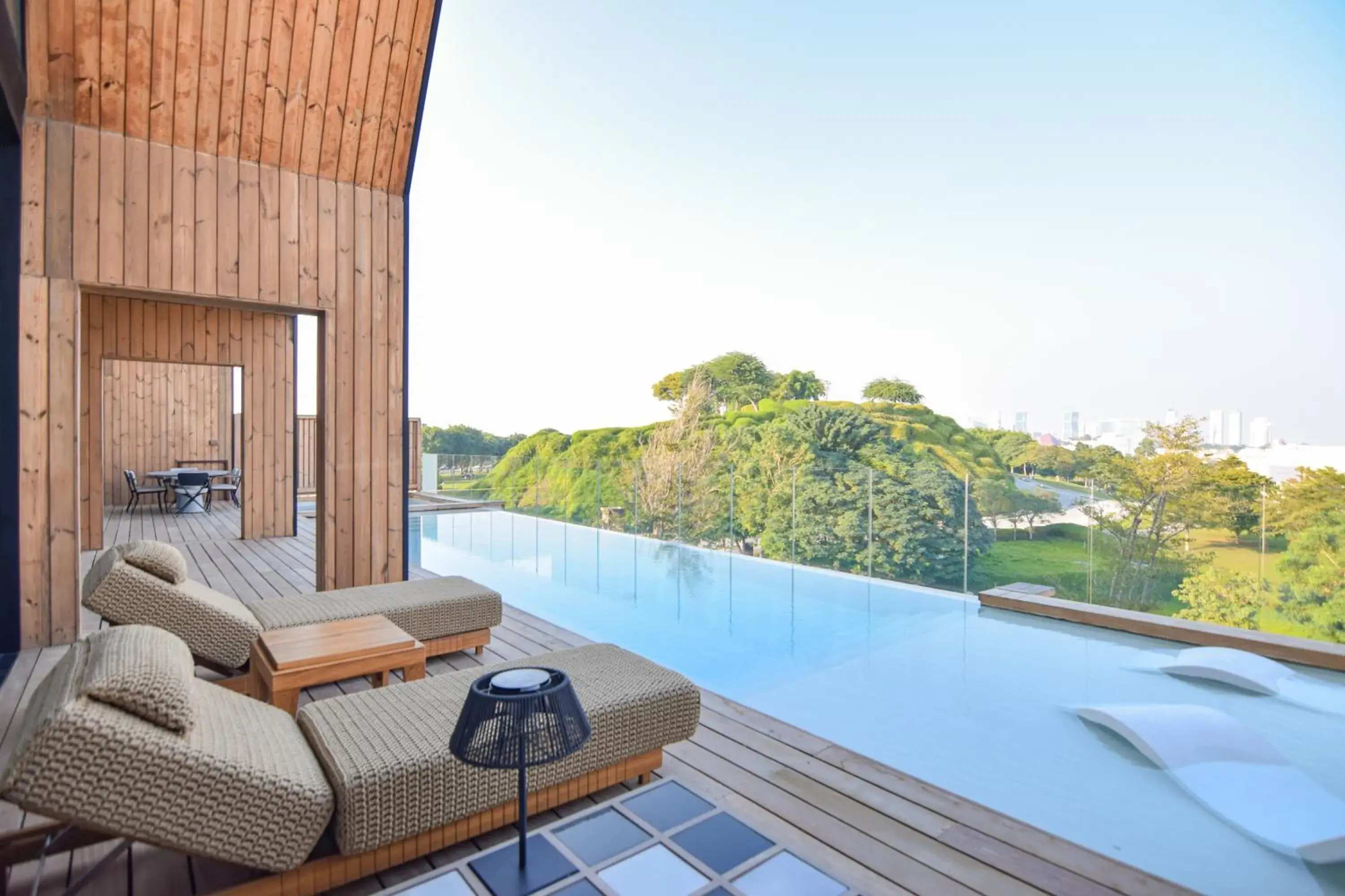 Swimming pool in Katara Hills Doha, Lxr Hotels & Resorts Swimming pool in Katara Hills Doha, Lxr Hotels & Resorts