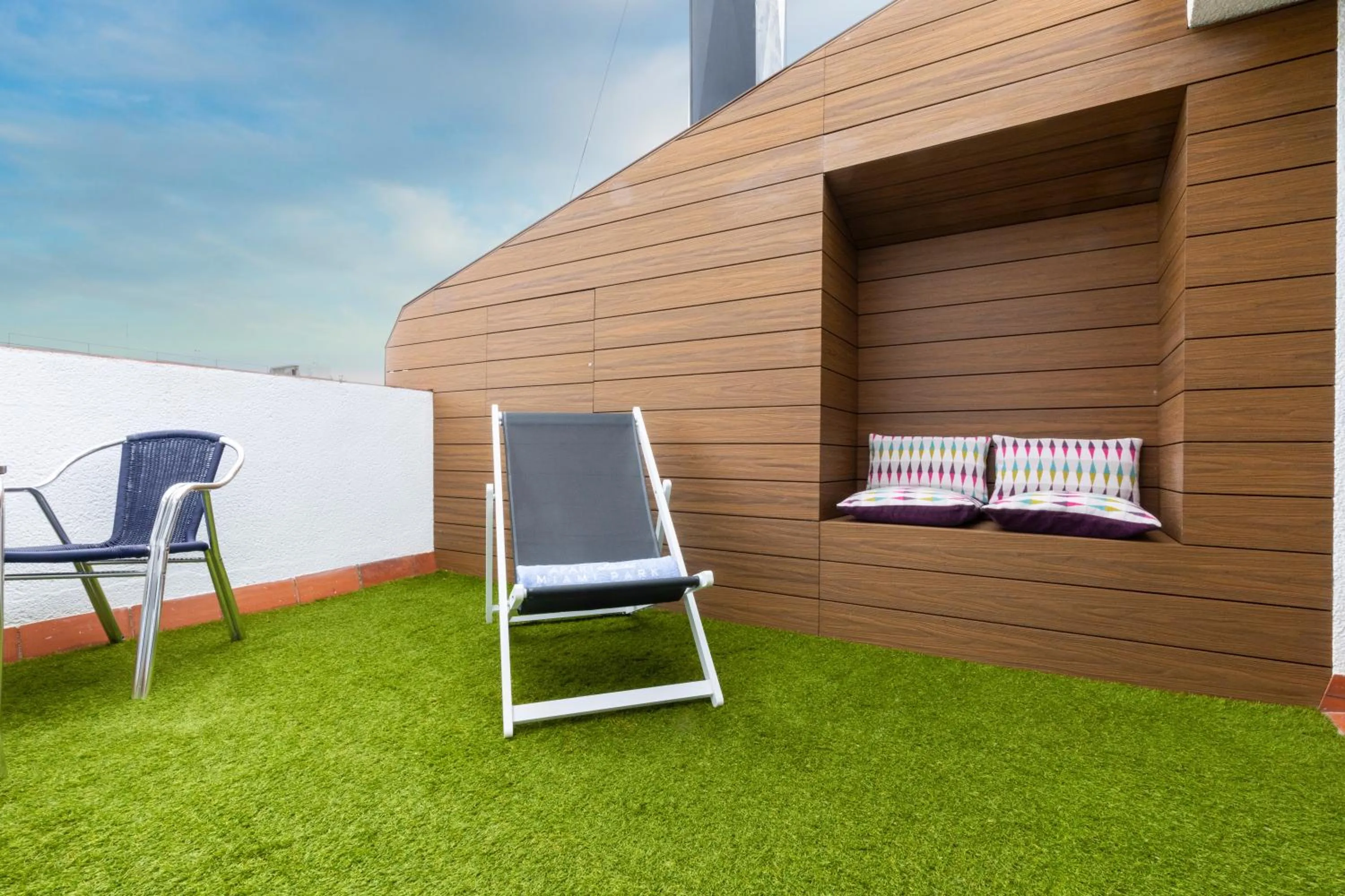 Balcony/Terrace in Aparthotel Miami Park