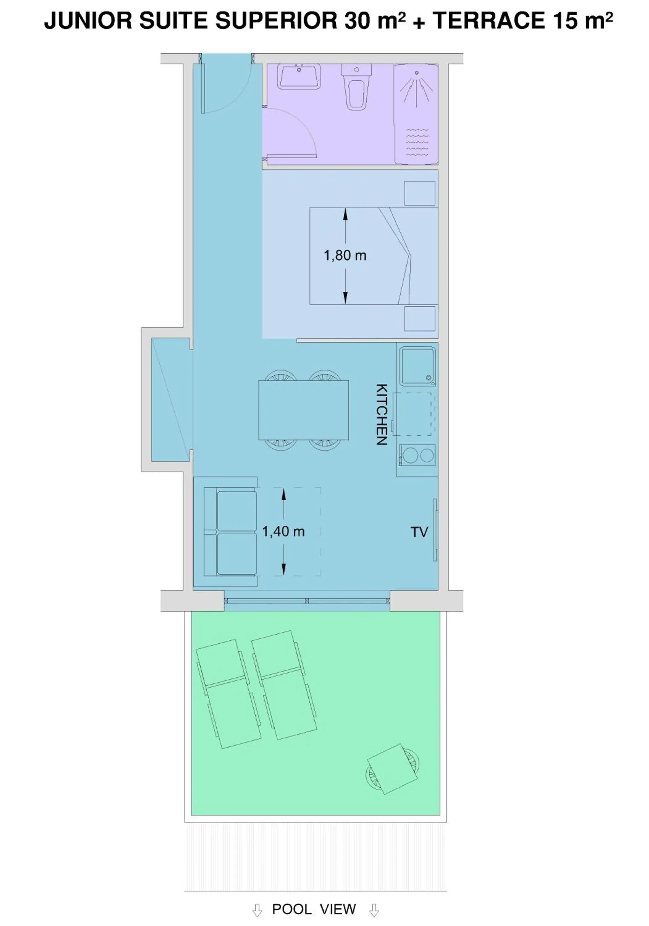 Photo of the whole room in Aparthotel Miami Park Photo of the whole room in Aparthotel Miami Park