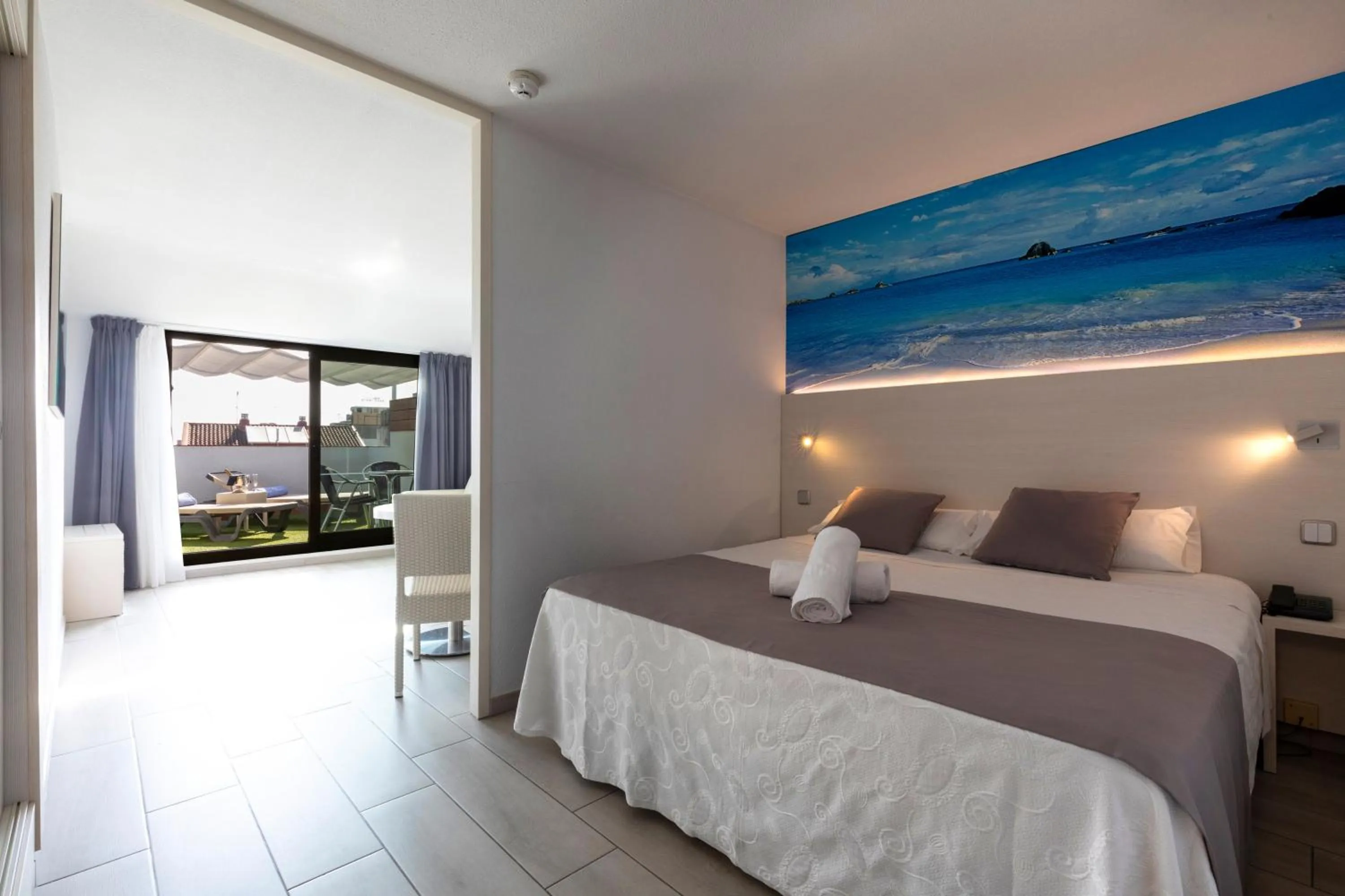 Bedroom, Bed in Aparthotel Miami Park