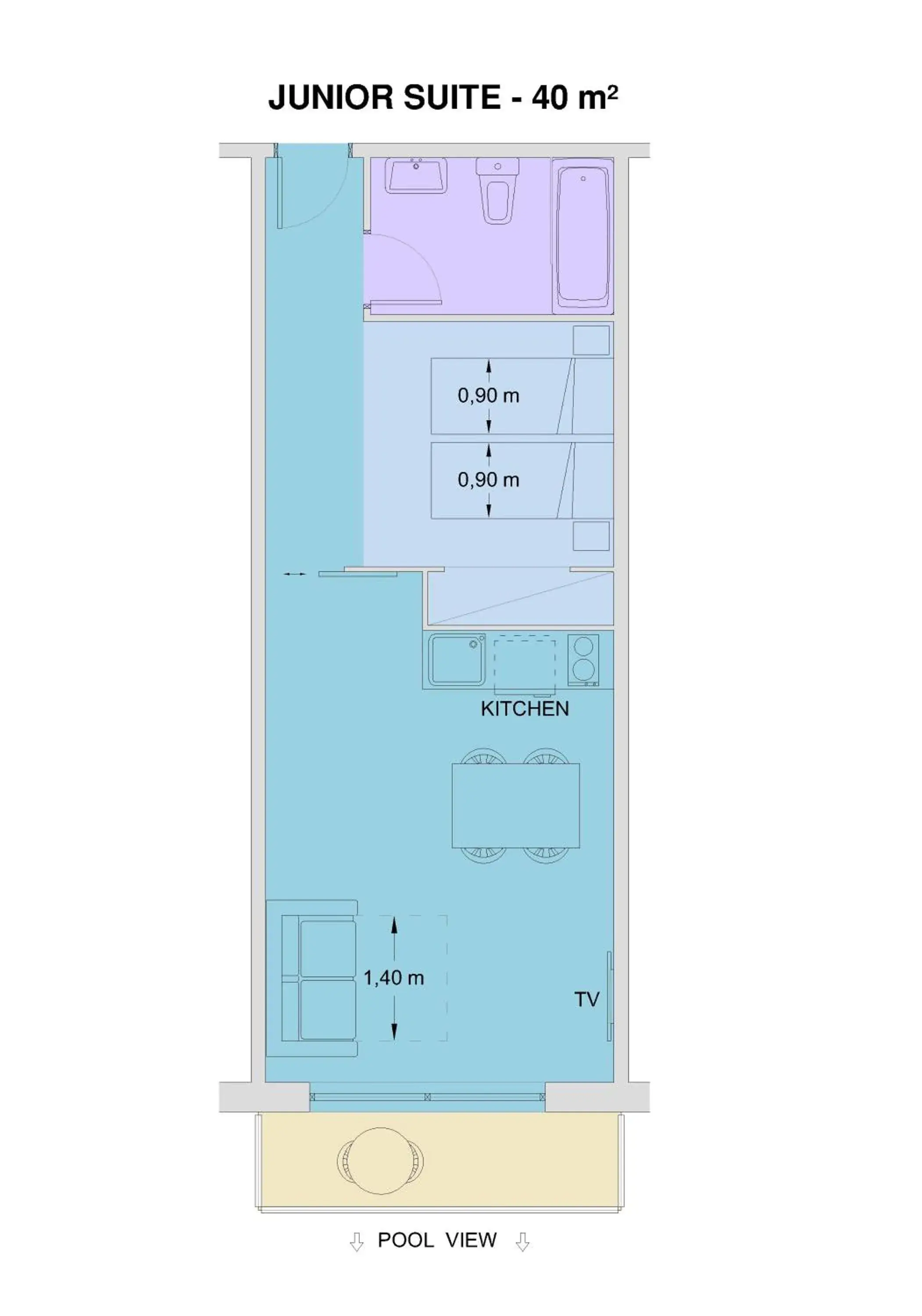 Photo of the whole room in Aparthotel Miami Park Photo of the whole room in Aparthotel Miami Park