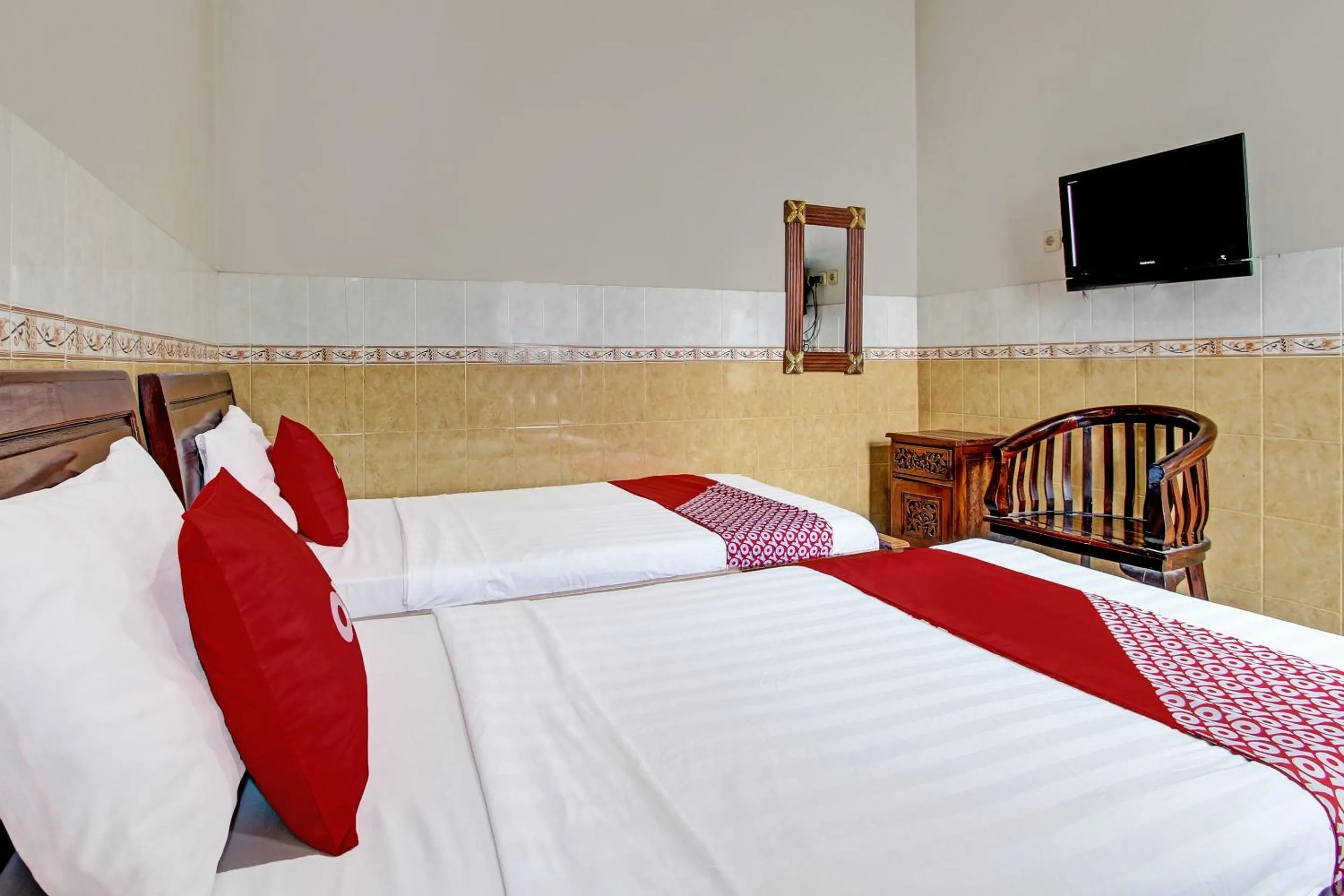 Bedroom in OYO 91785 Hotel Srikandi Kalasan