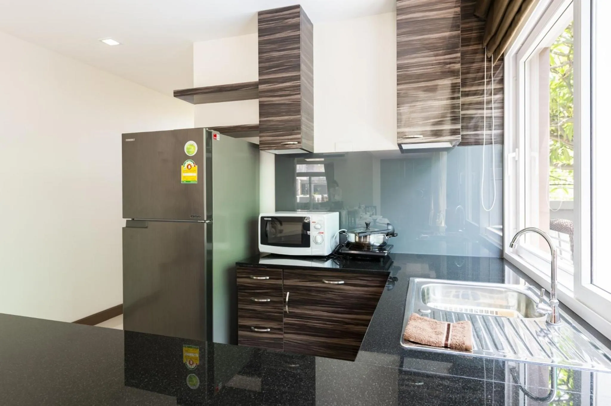 Kitchen or kitchenette in Luxury Pool Villa at Golden Sea Hua Hin