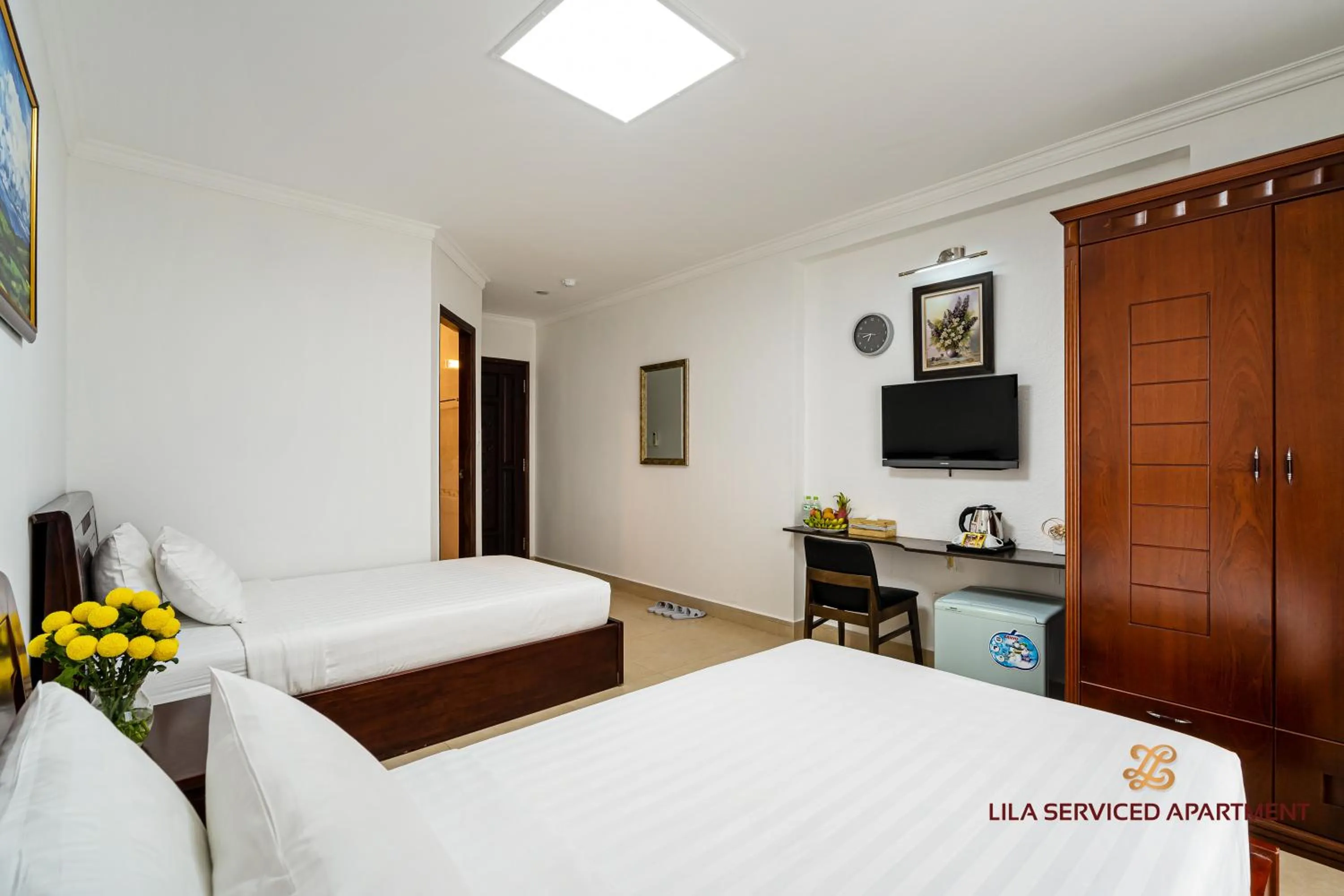 Bed in LILA Hotel & Apartments