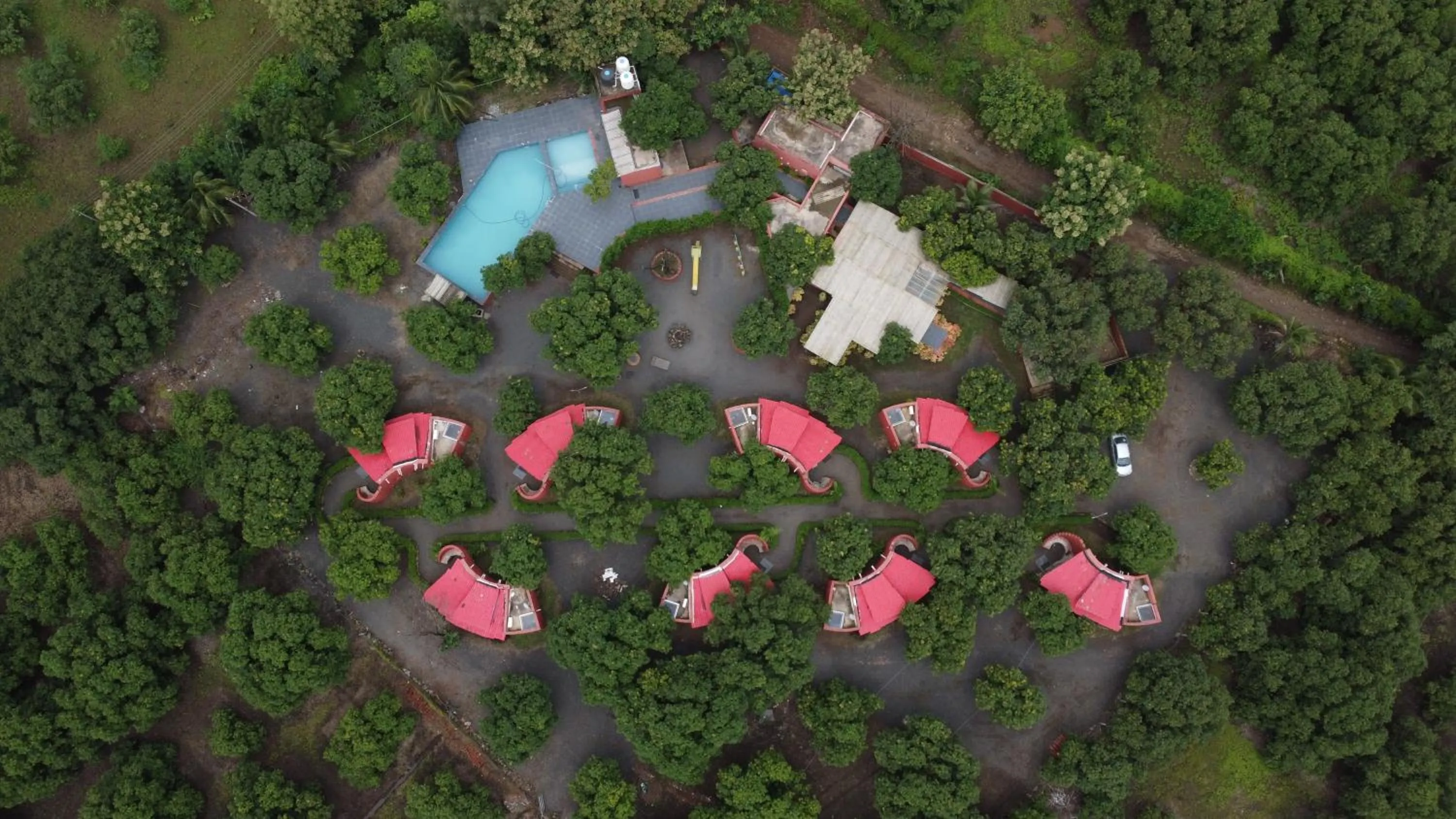 Bird's eye view in Amraness Luxury Resort Sasan Gir