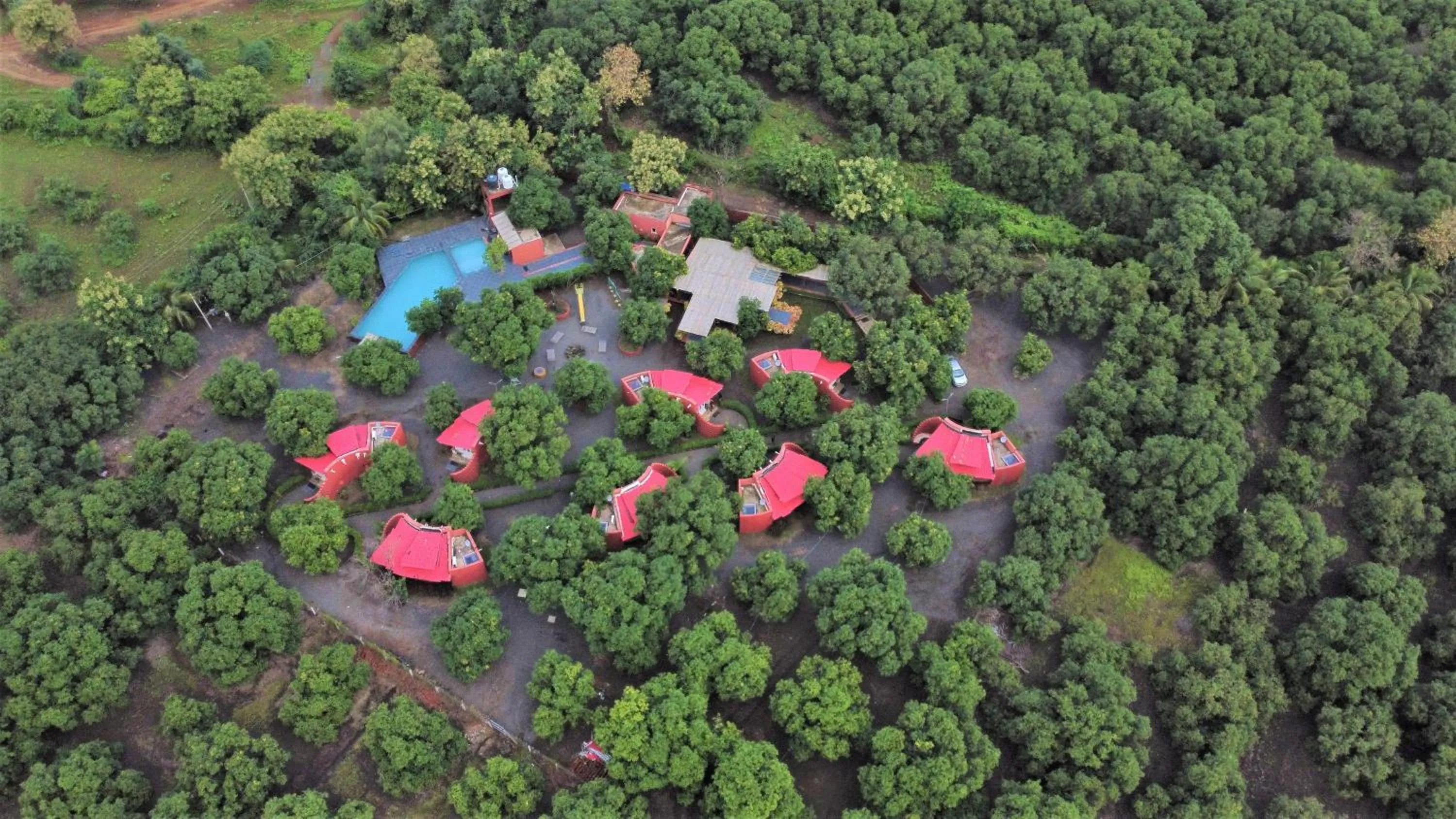 Bird's eye view in Amraness Luxury Resort Sasan Gir