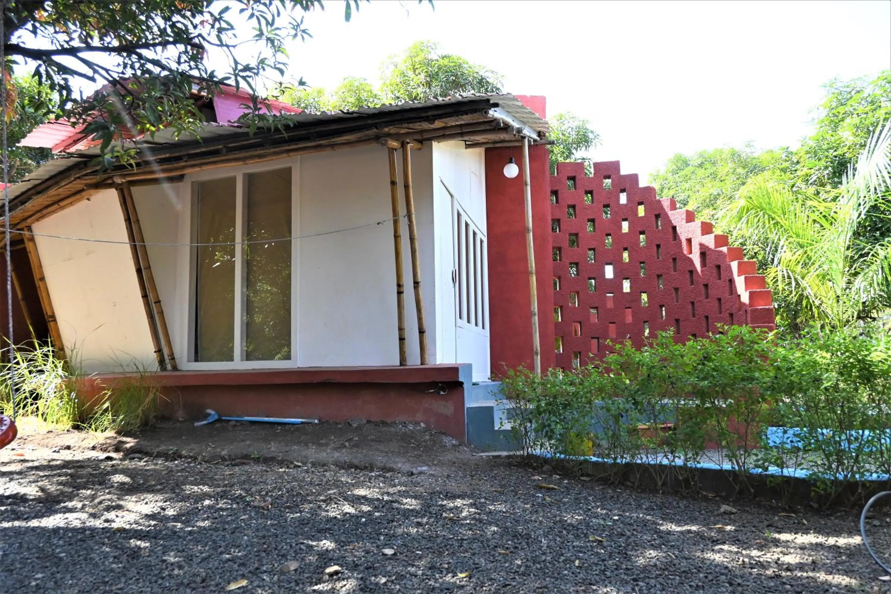 Patio in Amraness Luxury Resort Sasan Gir