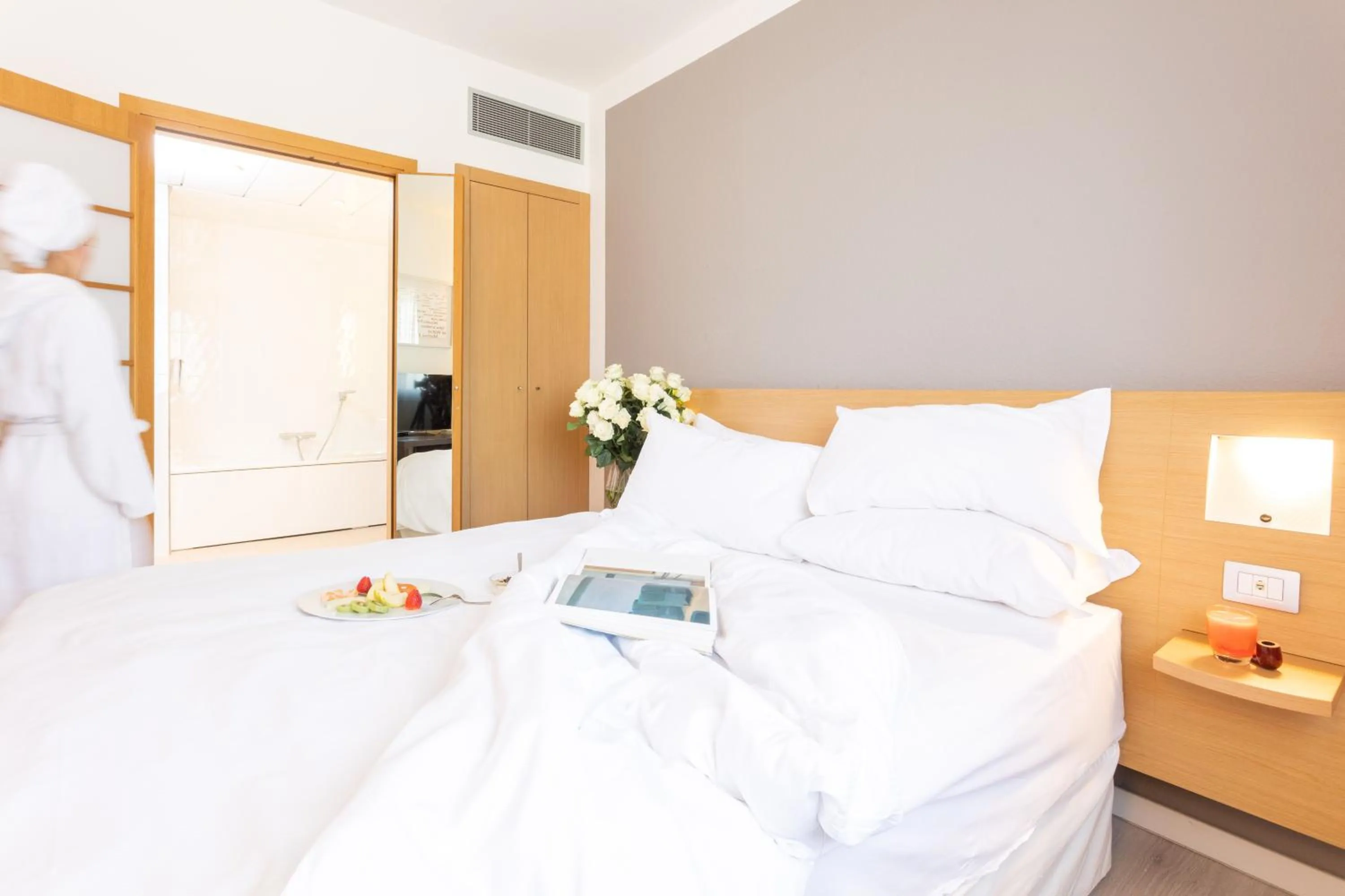 Photo of the whole room, Bed in Living Place Hotel