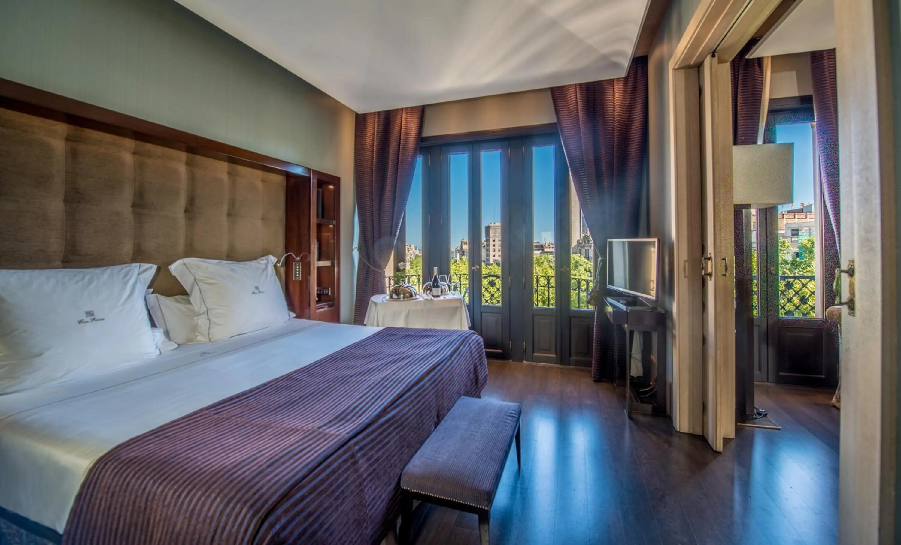 Bed in Hotel Casa Fuster G.L Monumento