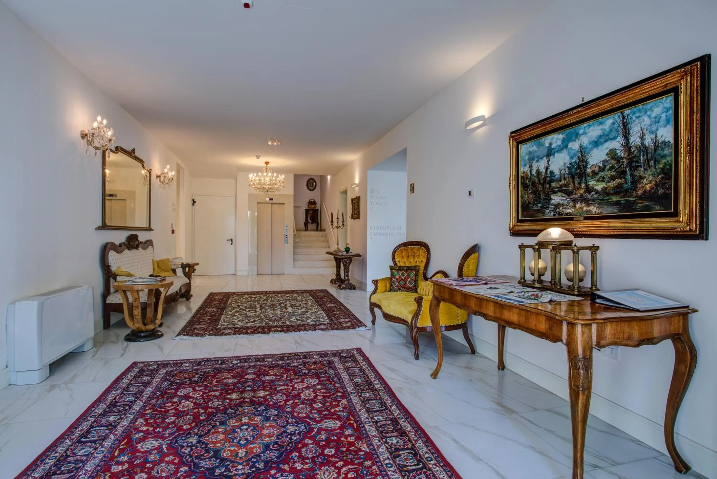 Lobby or reception in Rimini Suite Hotel