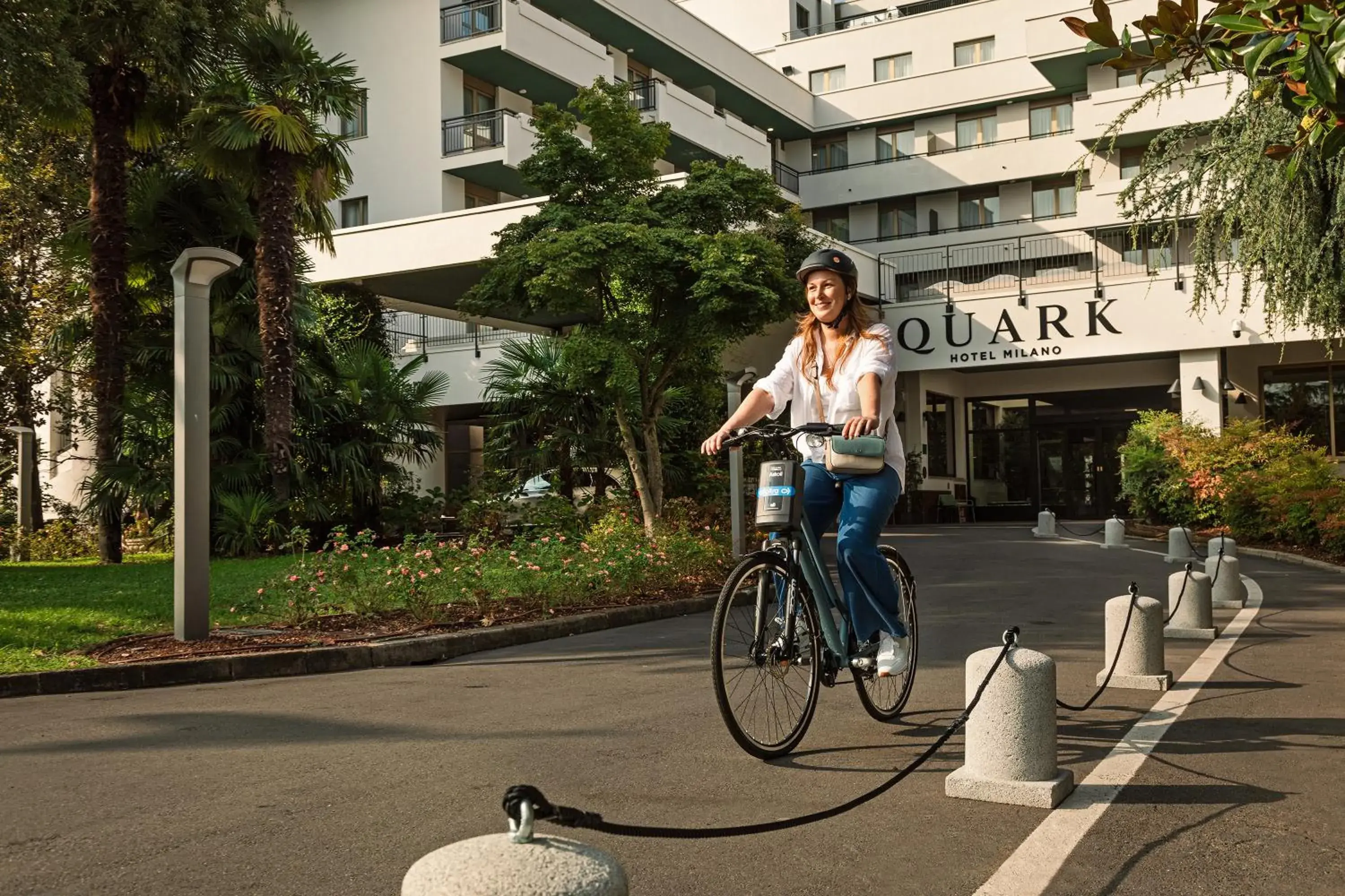 Facade/entrance in Quark Hotel Milano Facade/entrance in Quark Hotel Milano