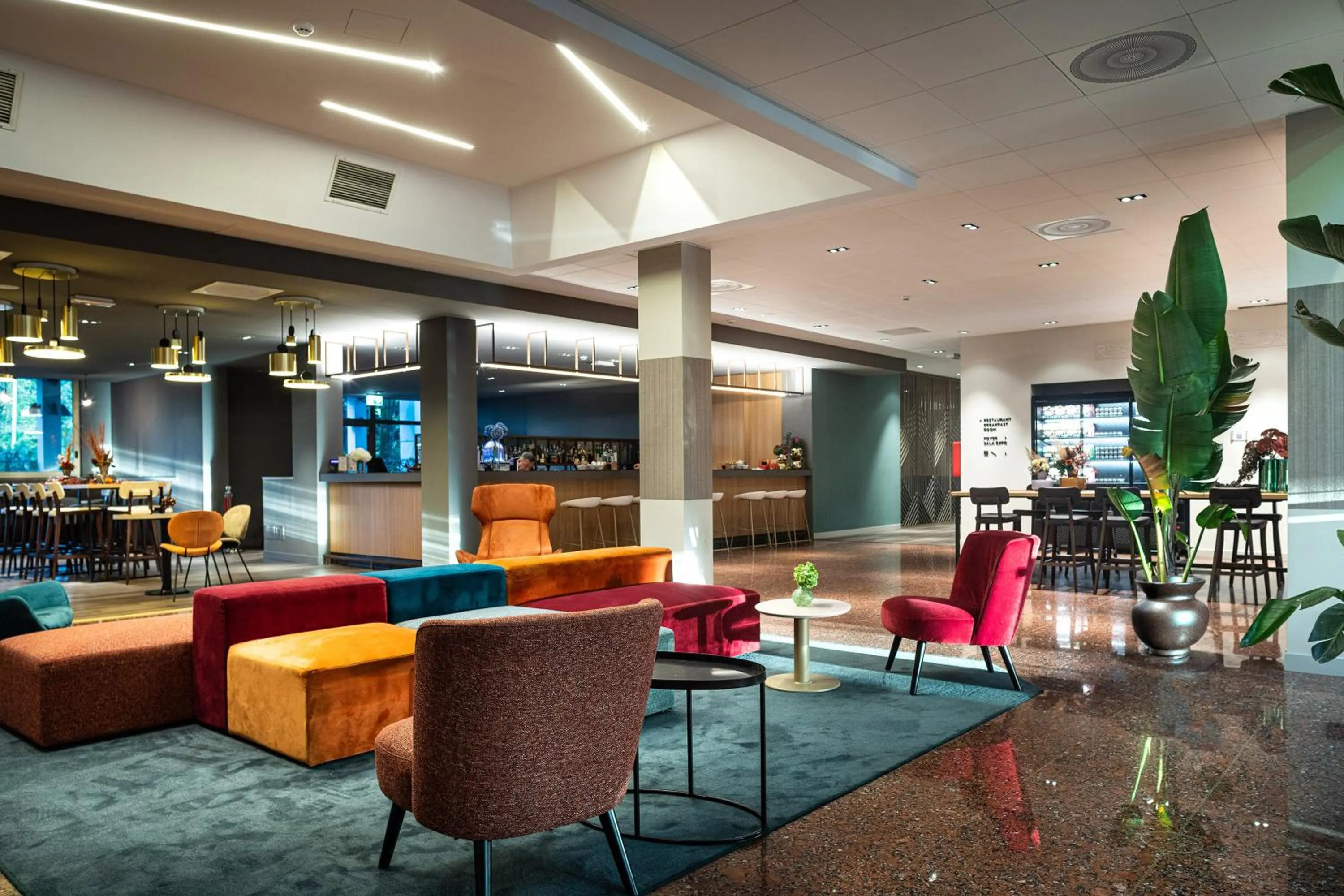 Lobby or reception in Quark Hotel Milano