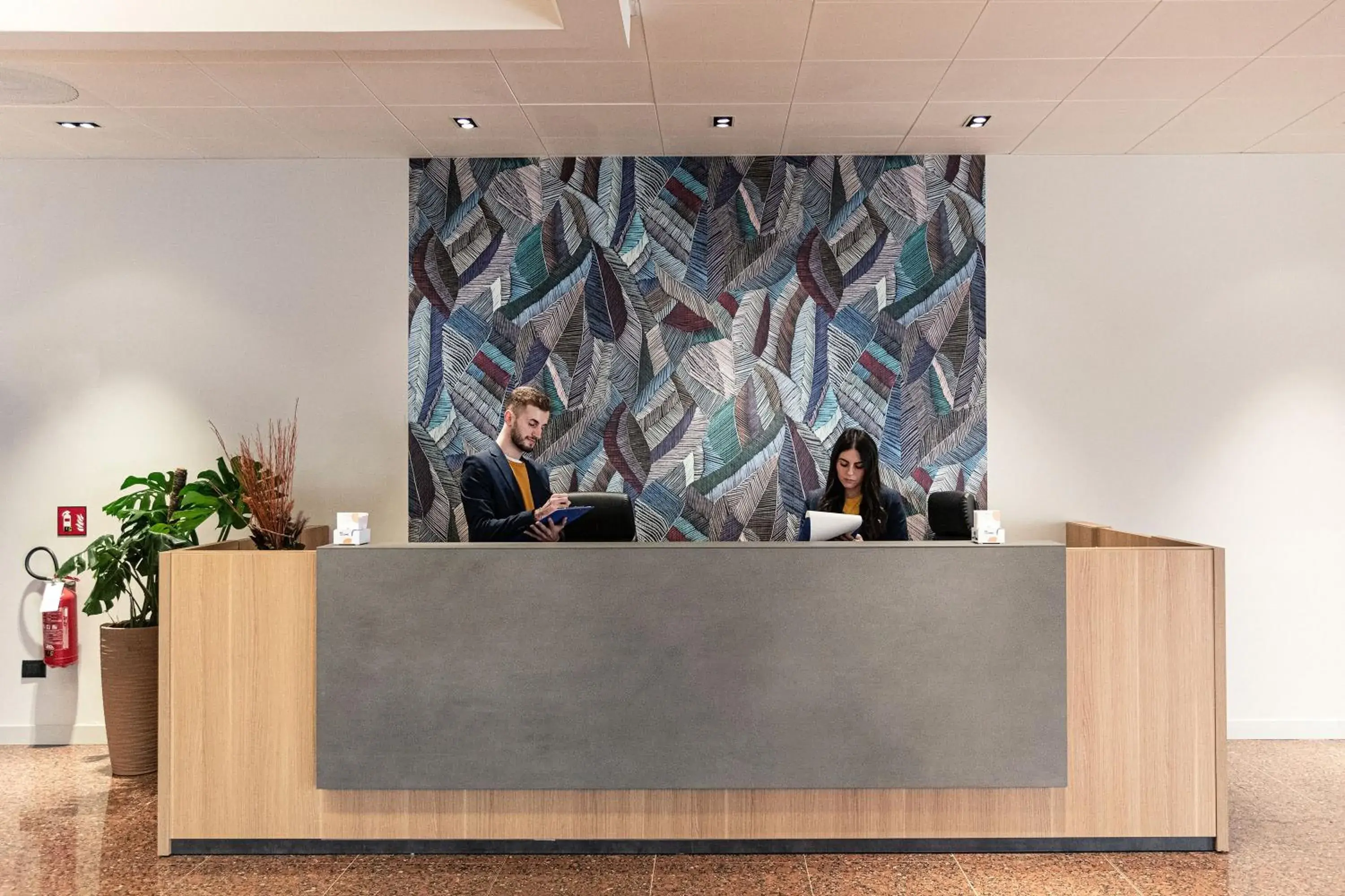 Lobby or reception in Quark Hotel Milano Lobby or reception in Quark Hotel Milano