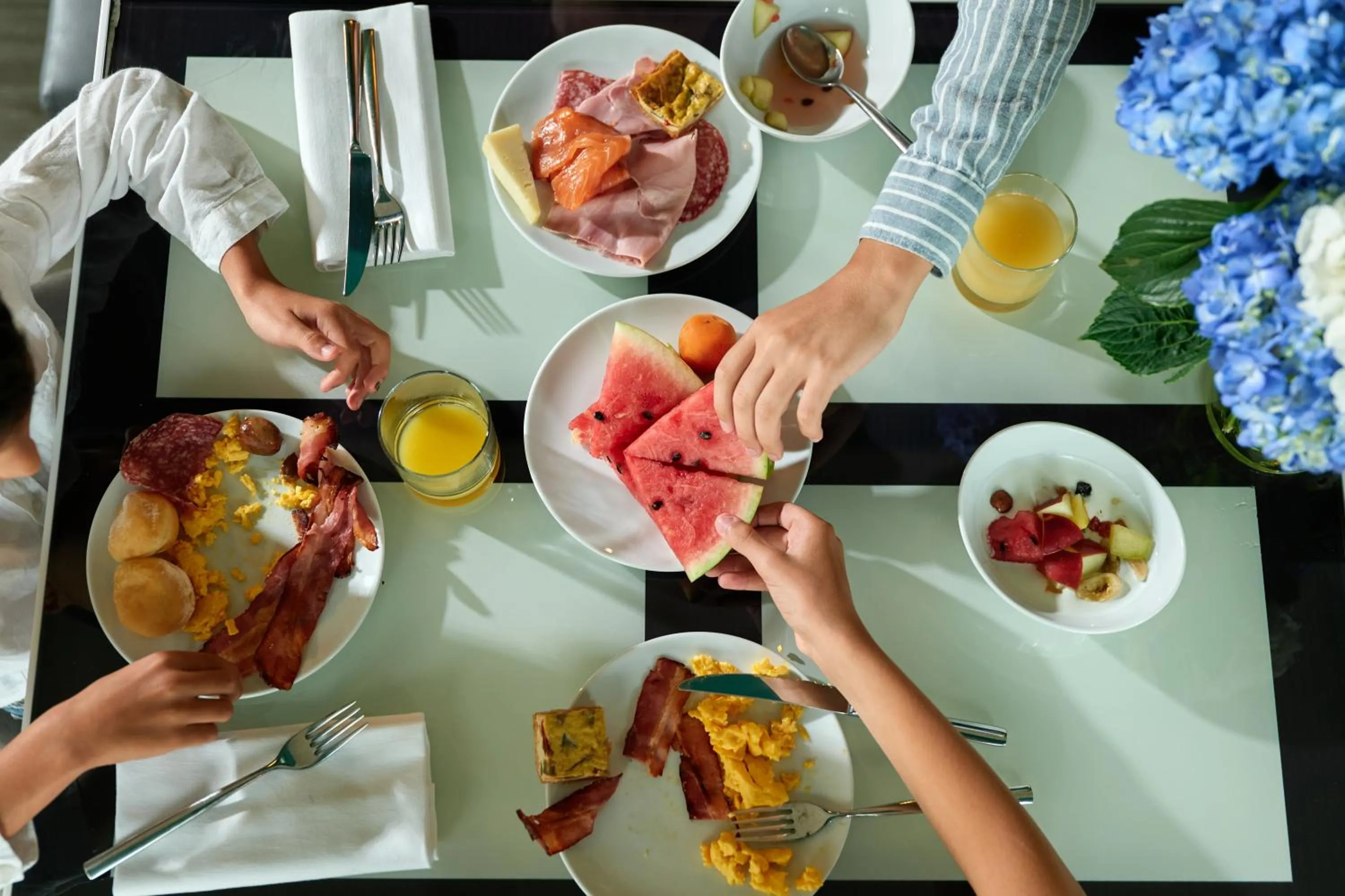 Food and drinks in Quark Hotel Milano