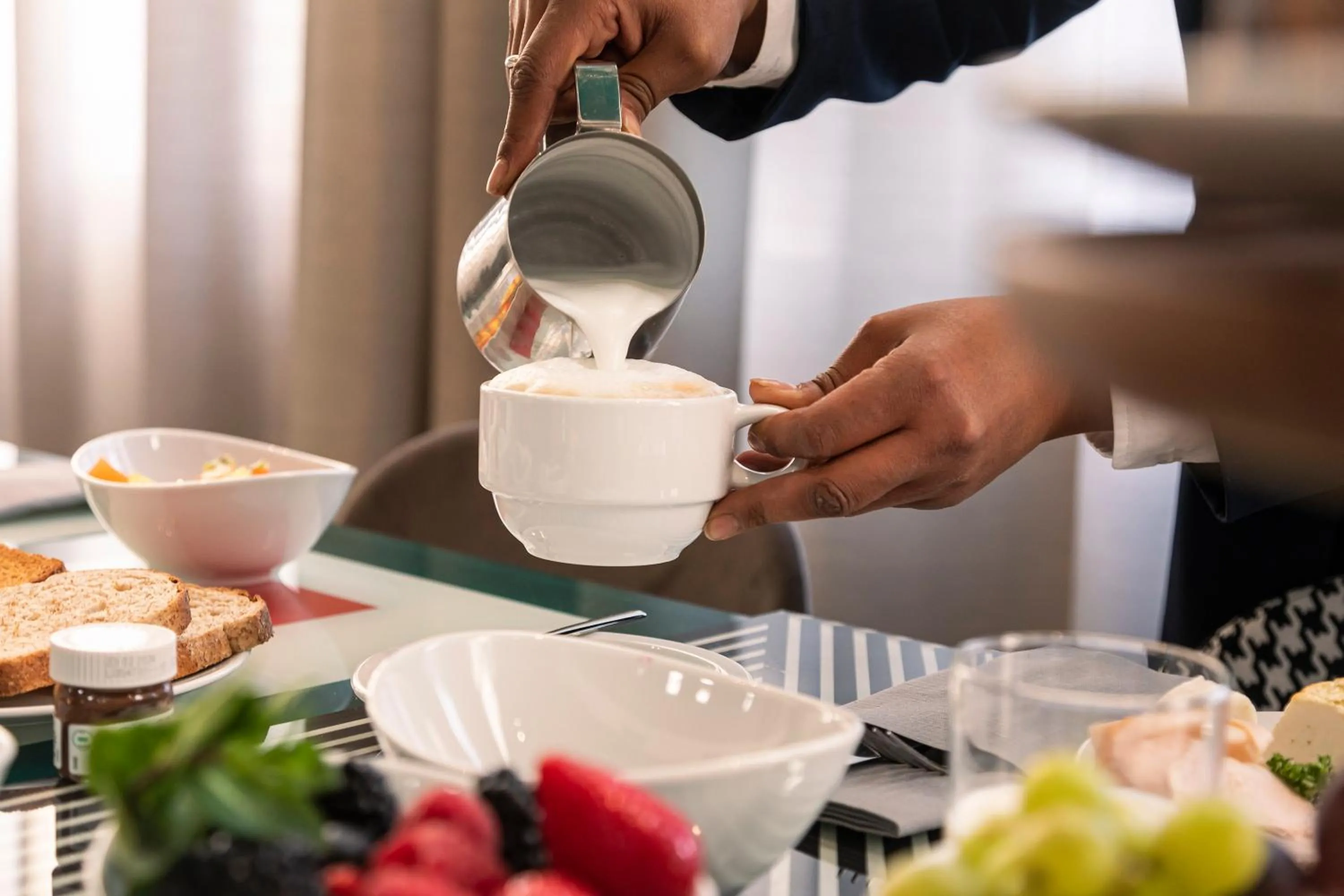 Food and drinks in Quark Hotel Milano