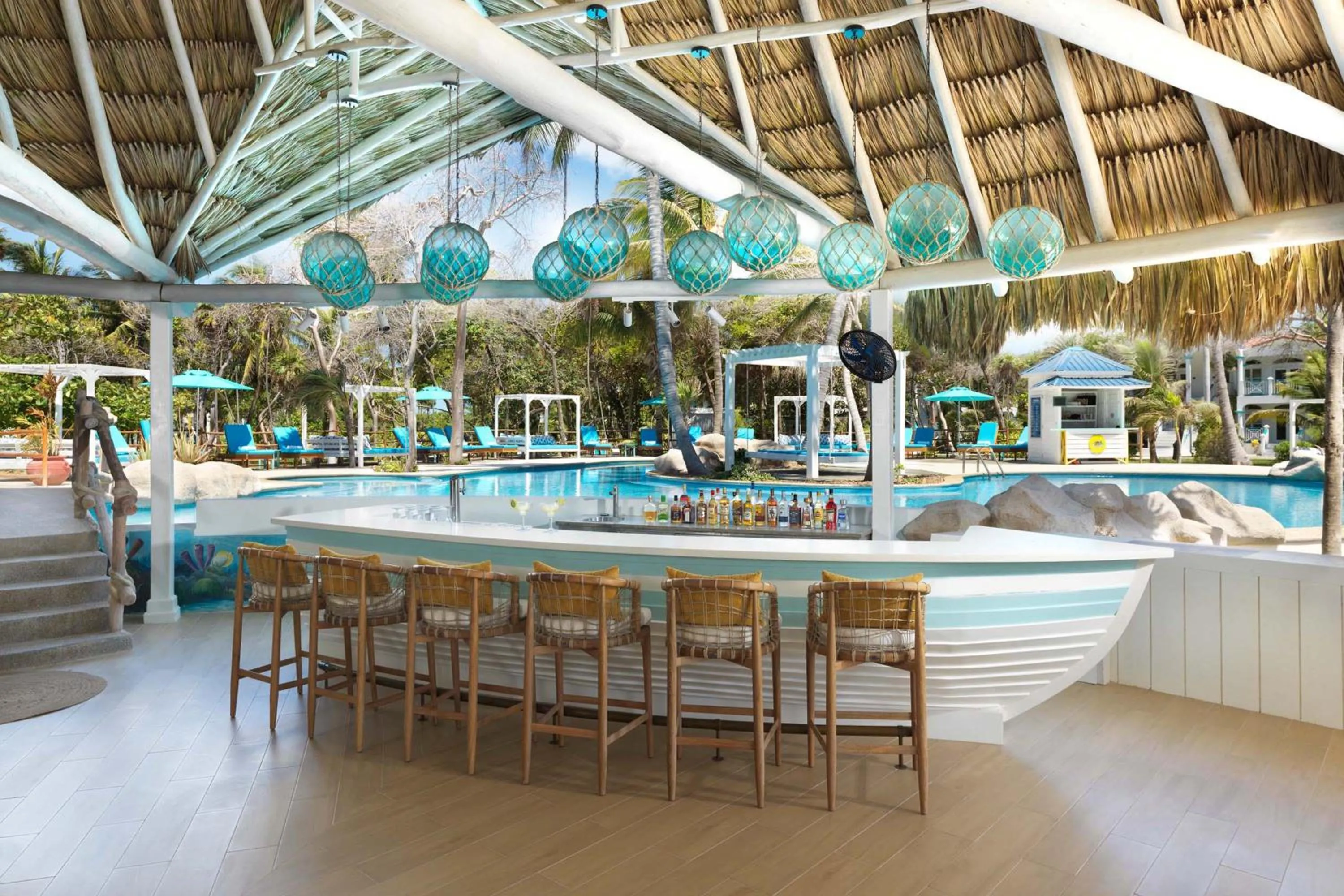 Lounge or bar in Reef Haven Belize