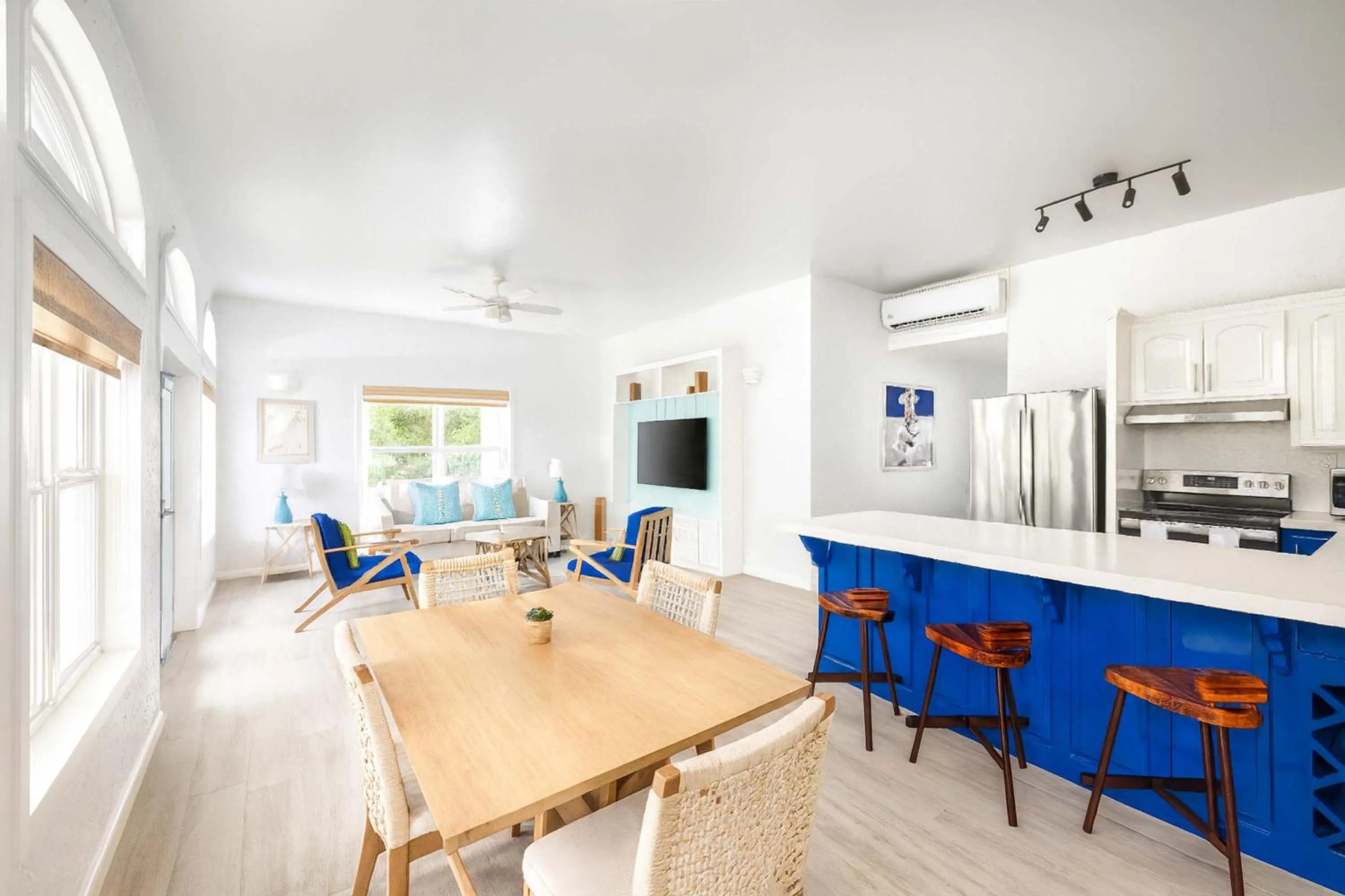 Living room in Reef Haven Belize