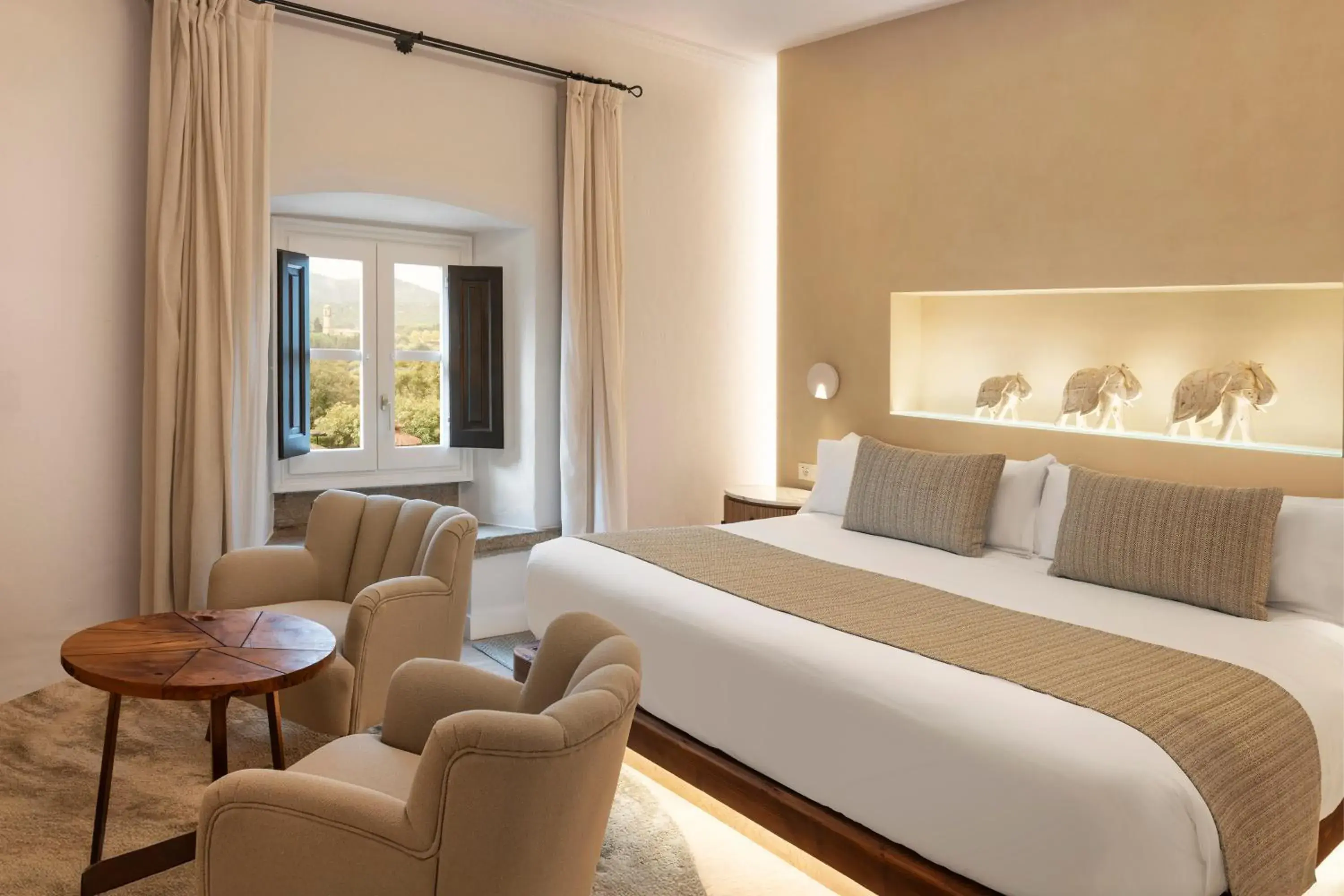 Bedroom, Bed in Mas Tapiolas Bedroom, Bed in Mas Tapiolas