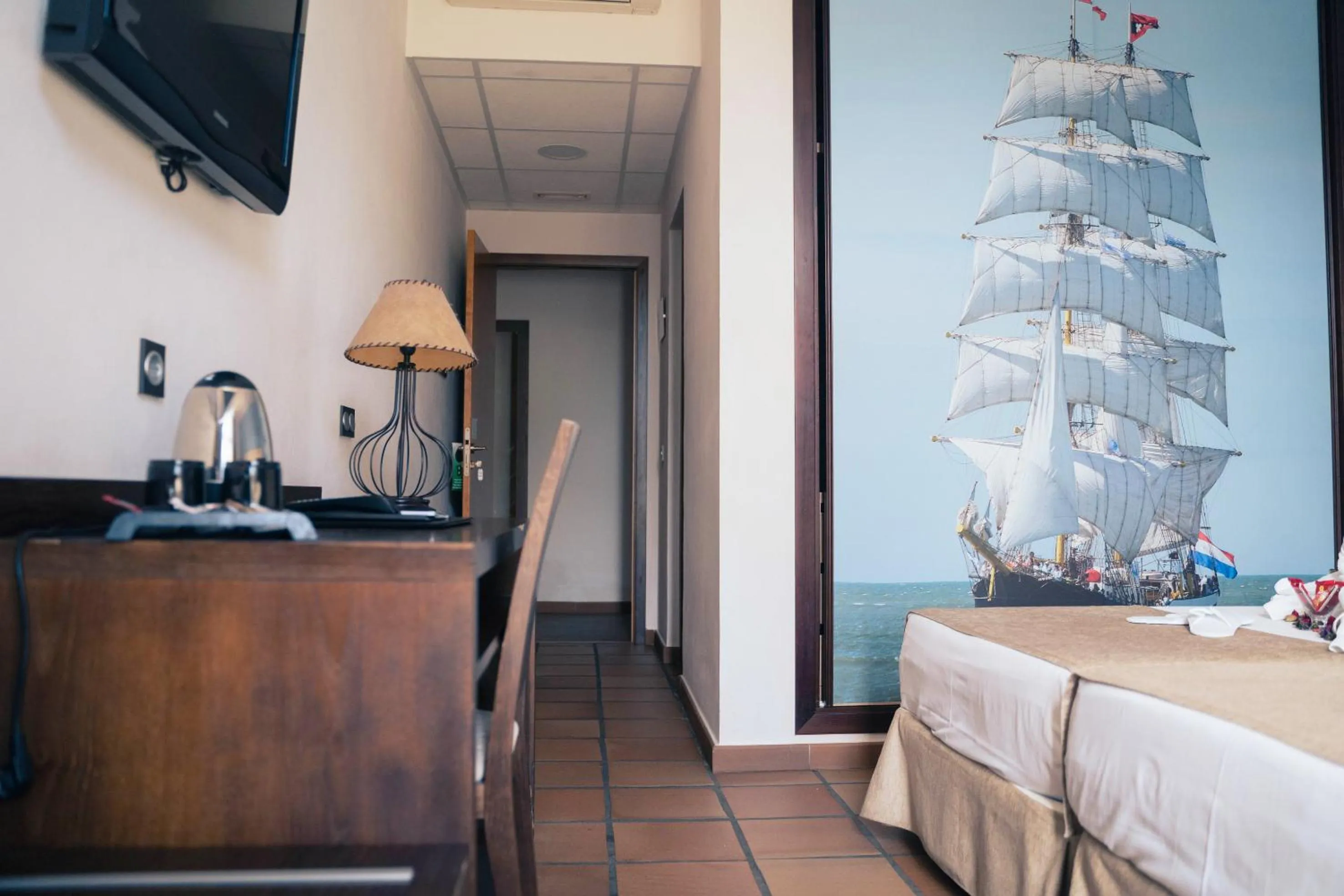 Property building, Bed in Hotel Albaida Nature