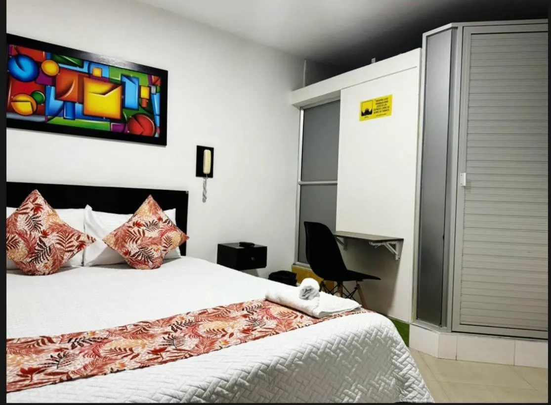 Bed in Hotel Naisca 47